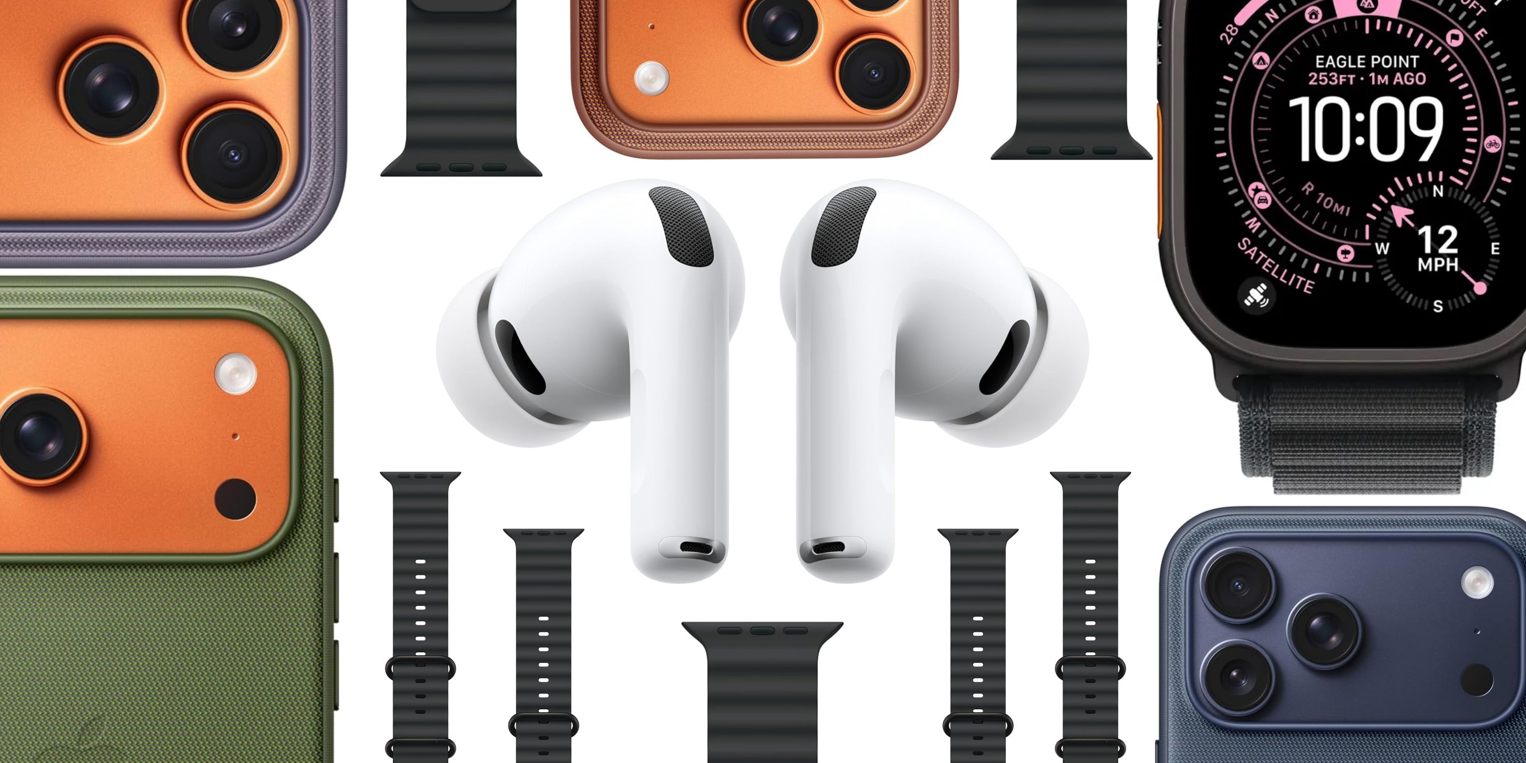Скидки: AirPods Pro 3, официальные чехлы Apple для iPhone 17/Pro, Ocean Band, AirPods Max со скидкой 100 долларов и другие