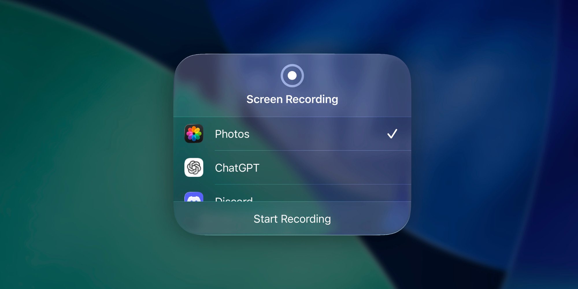 iOS 26: Запись экрана iPhone и iPad станет качественнее