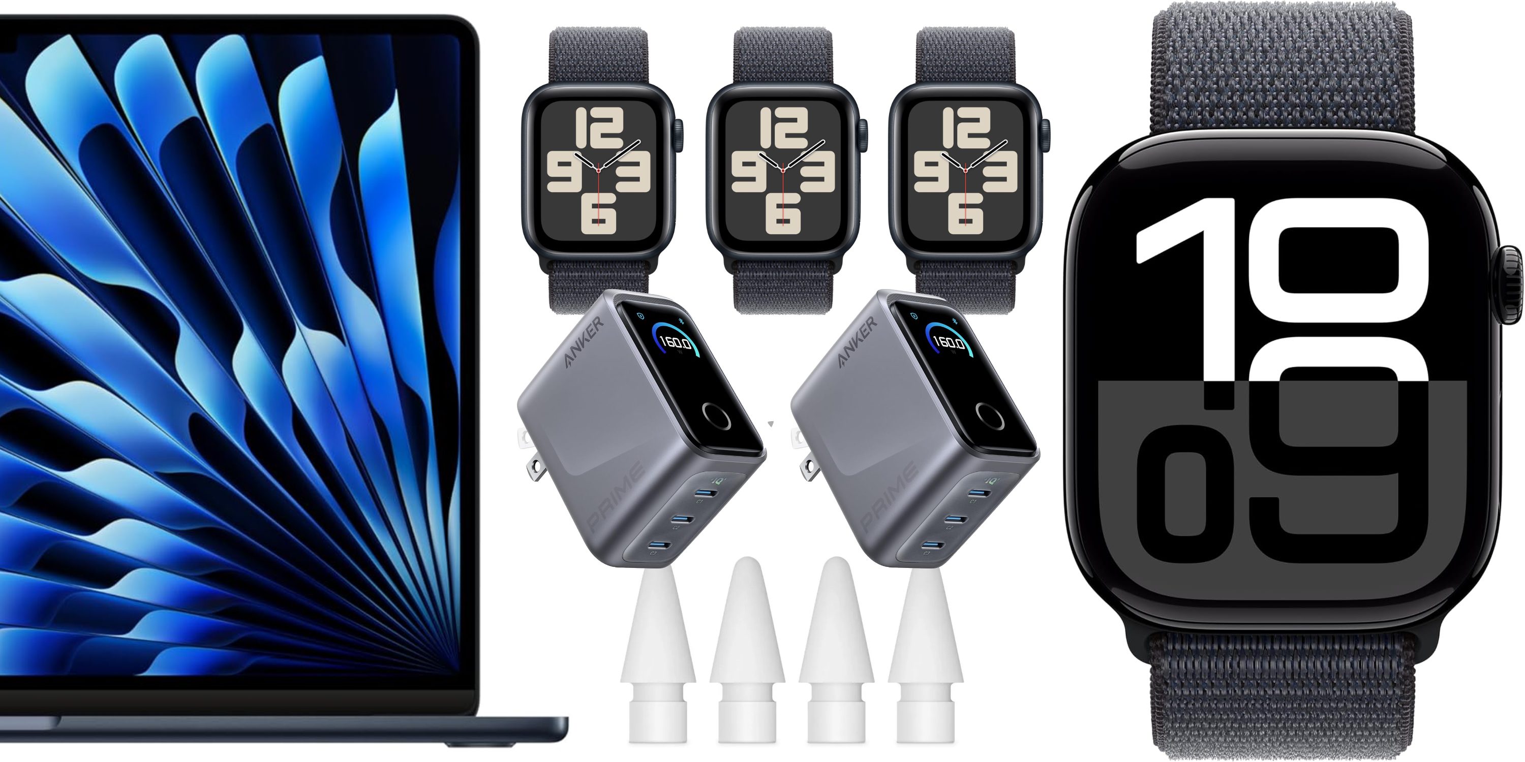 Скидки: MacBook Air M4 24 ГБ со скидкой 200 долларов, Apple Watch от 189 долларов, наконечники Apple Pencil за 5 долларов и другое