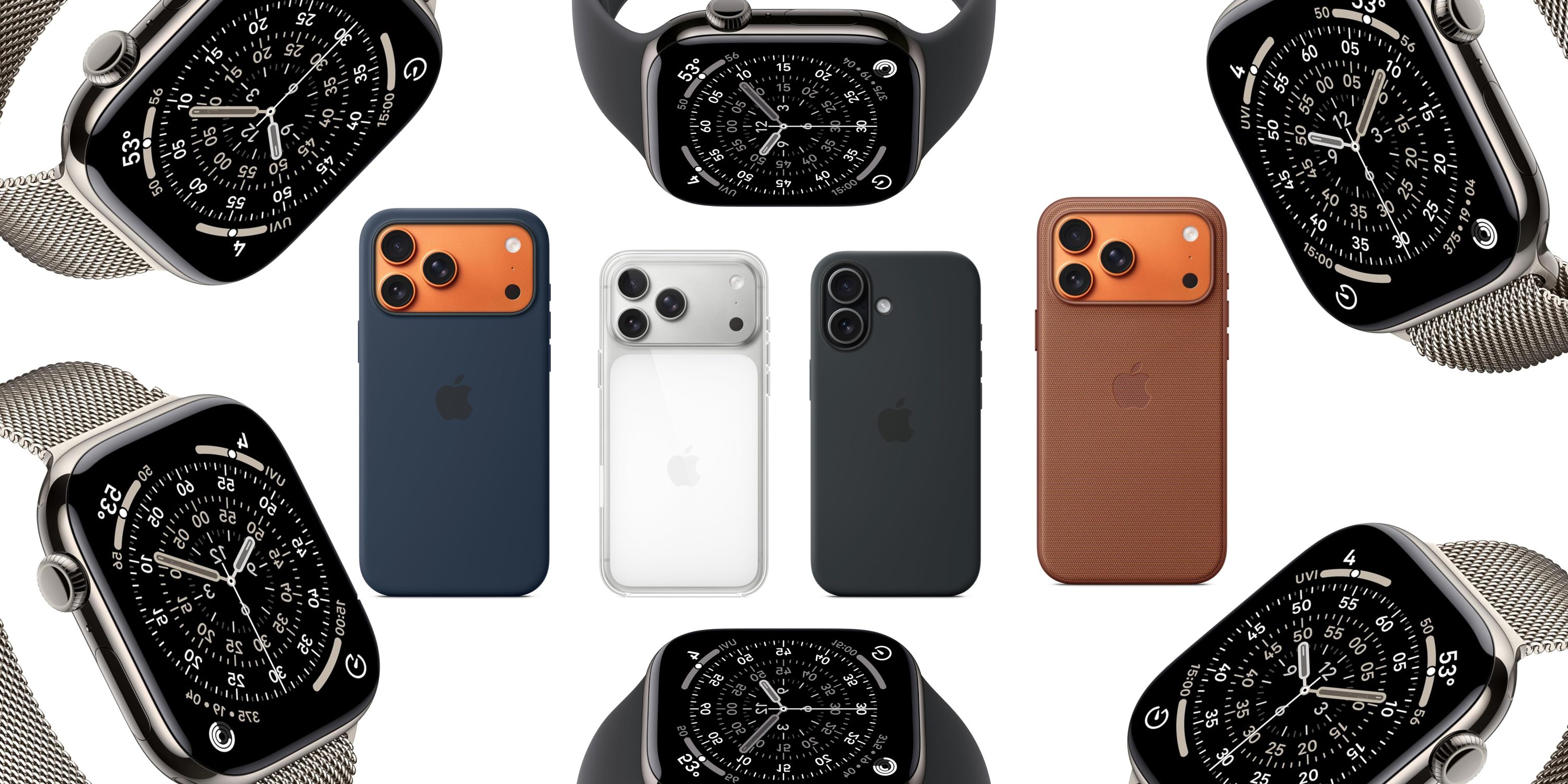 Акции: первые скидки на Apple Watch Series 11 Titanium, официальные Apple Loops от 15 долларов, чехлы для iPhone 17 Pro Max и другое