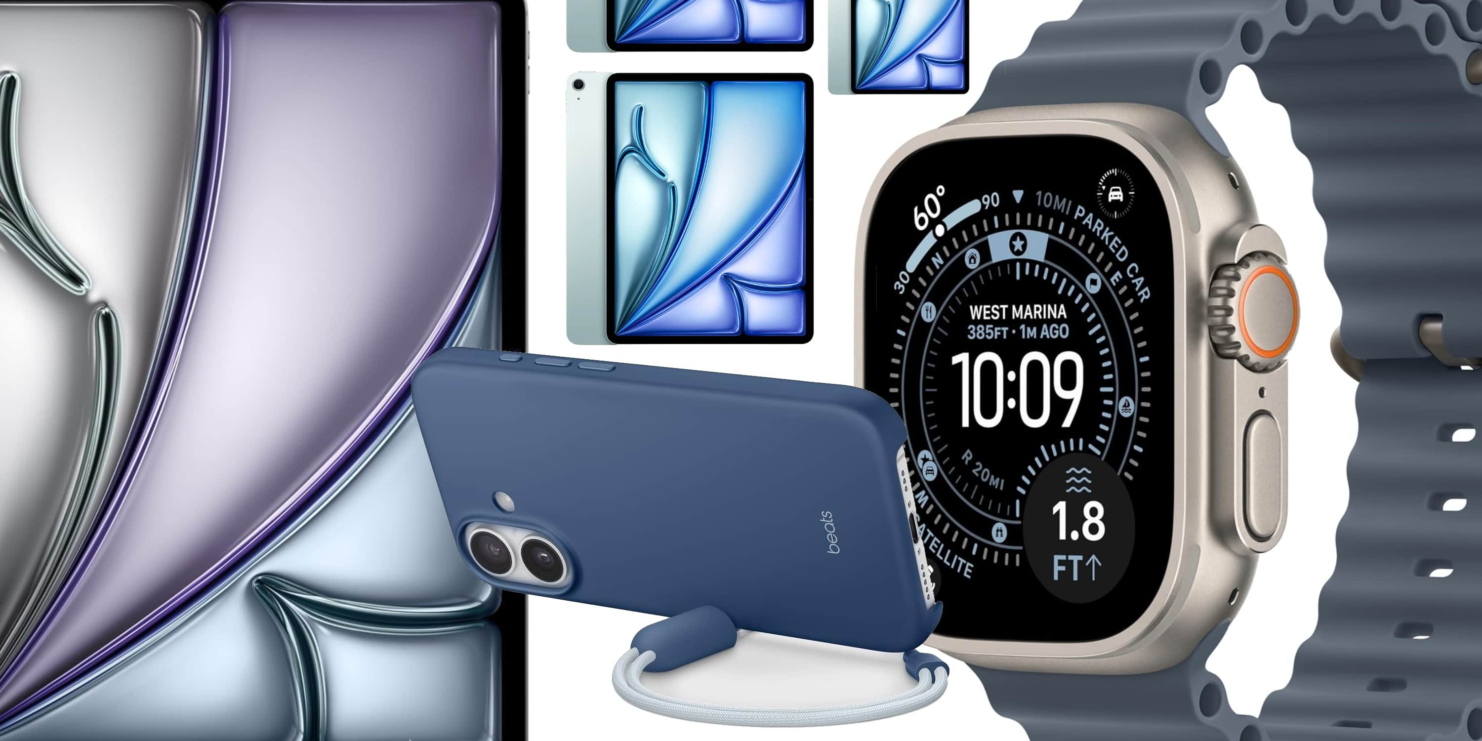 Скидки: Apple Watch Ultra 3, iPad Air M3 до $220, чехол Beats Kickstand, и другое