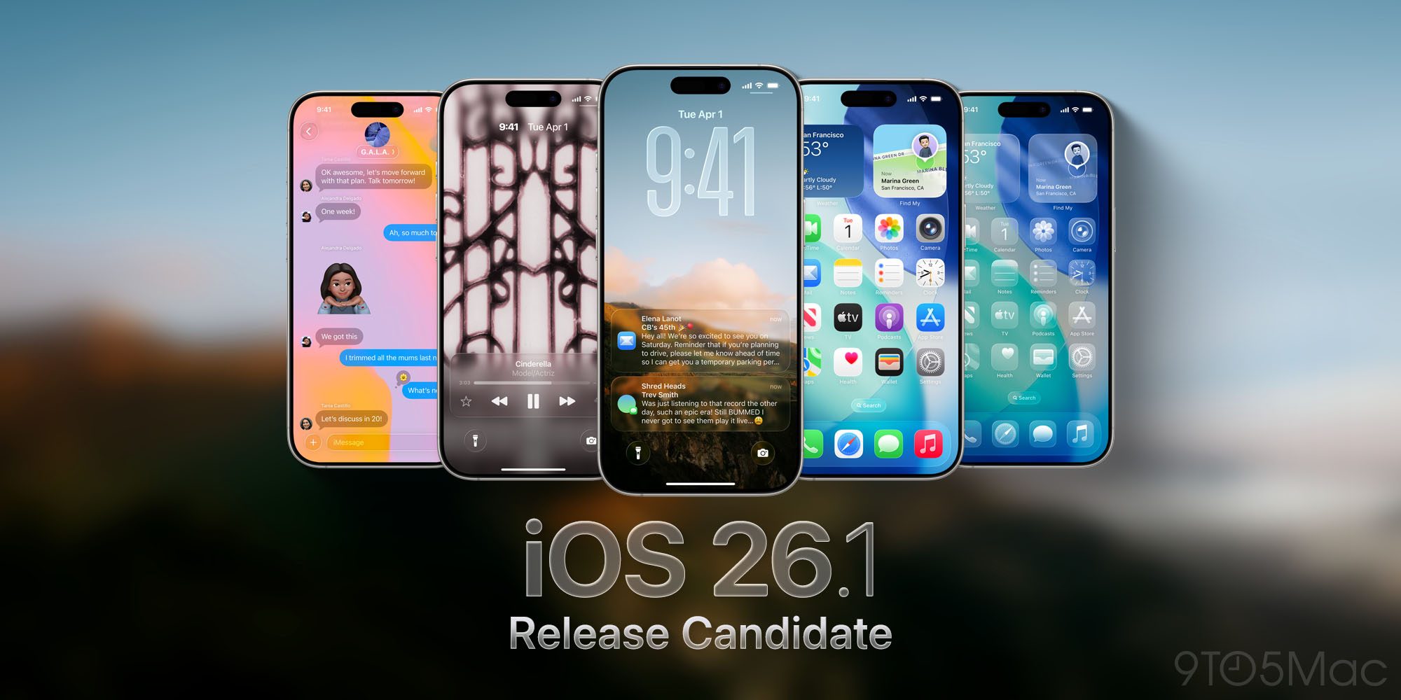 iOS 26.1 release candidate now available with these changes