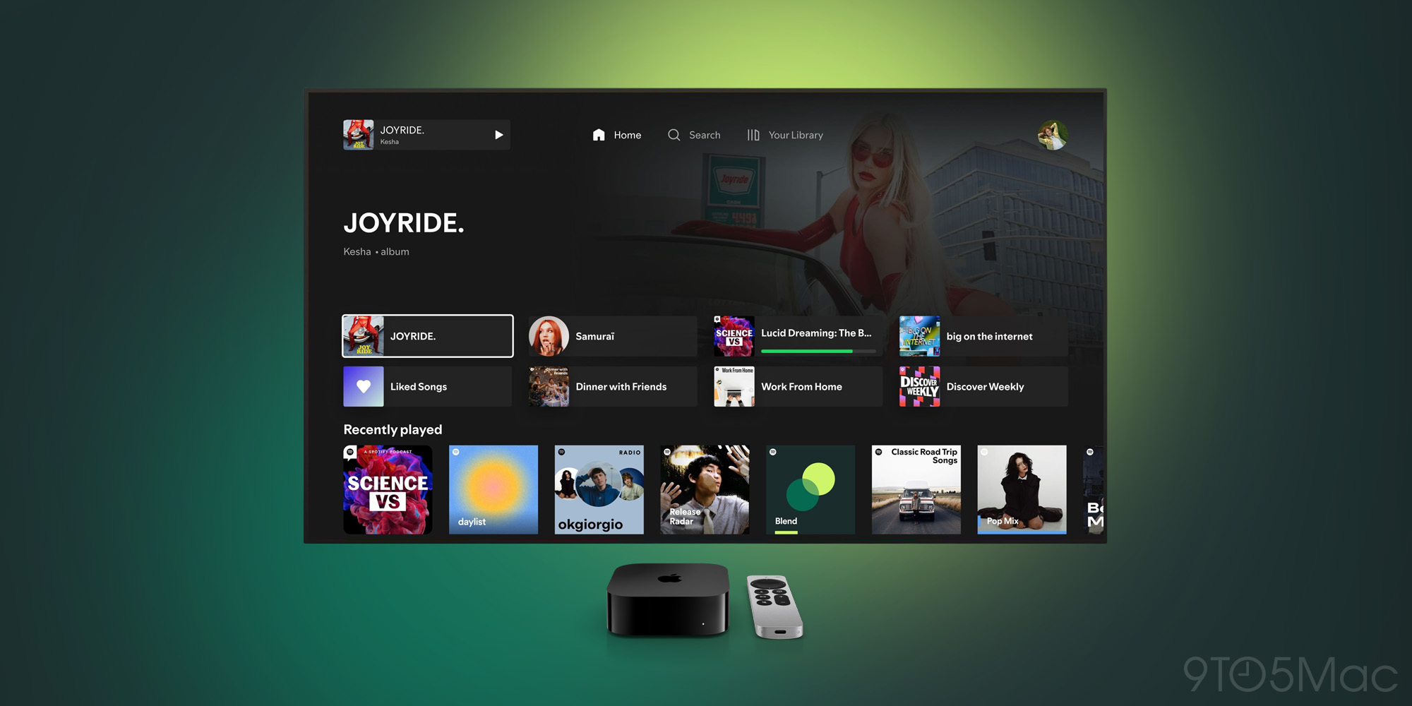 photo of Spotify launches new Apple TV 4K app with big feature upgrades image
