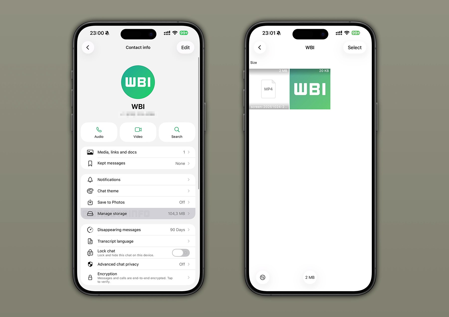 Storage Layout Chat WhatsApp to finally enable per-chat storage management - 9to5Mac