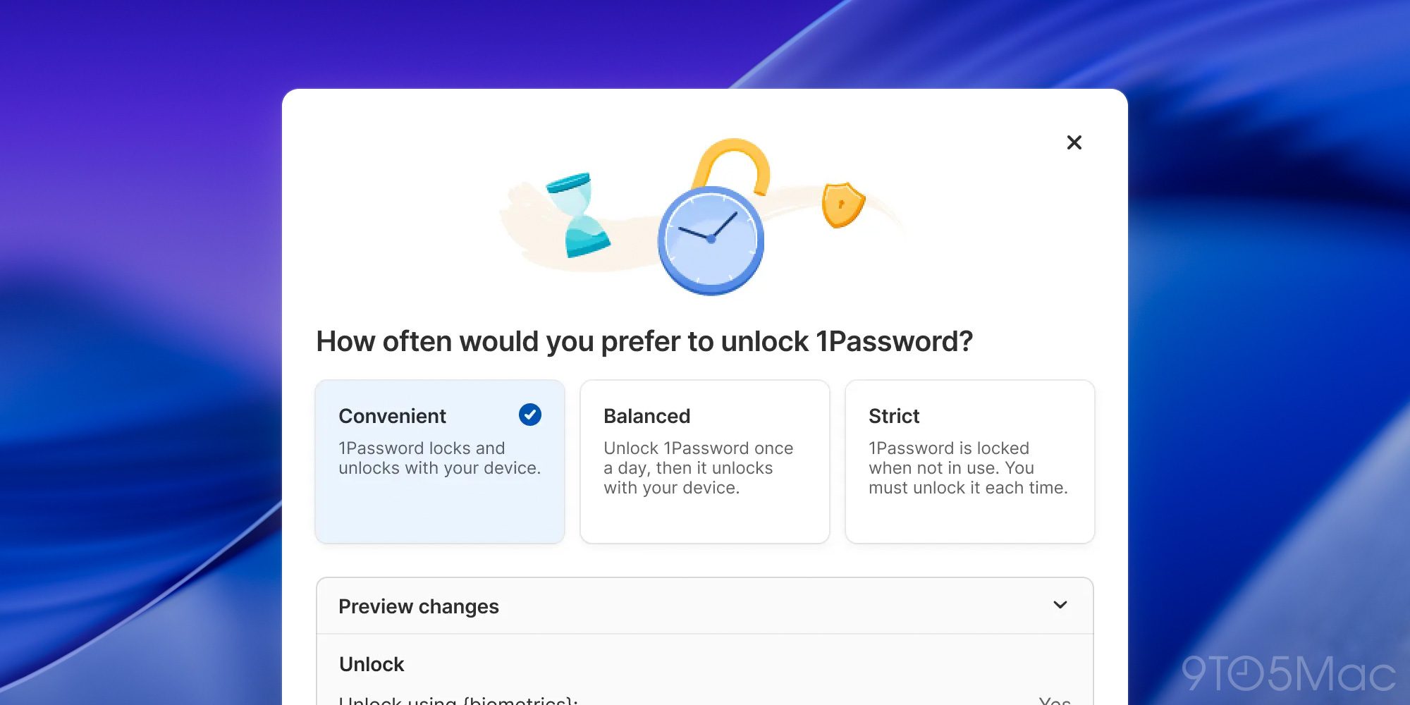 1Password теперь позволяет автоматически разблокировать хранилище при разблокировке Mac