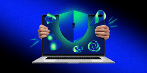 Incogni can scrub your SSN and other sensitive data from the web | Promo graphic showing a shield on a MacBook Pro screen