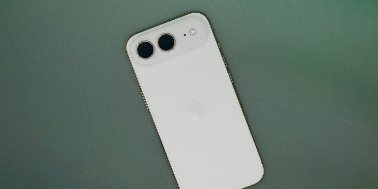 O iPhone Air de segunda geração pode ter duas câmeras (renderização mostrada)