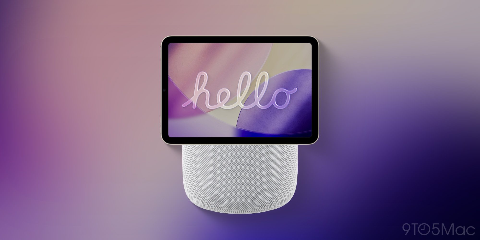 Maquete do conceito de toque HomePod