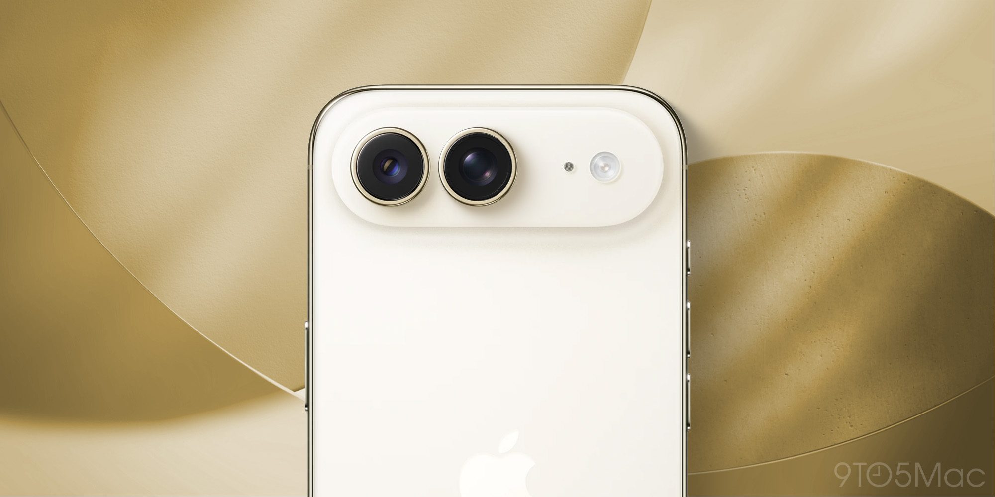 iPhone Air with two cameras concept