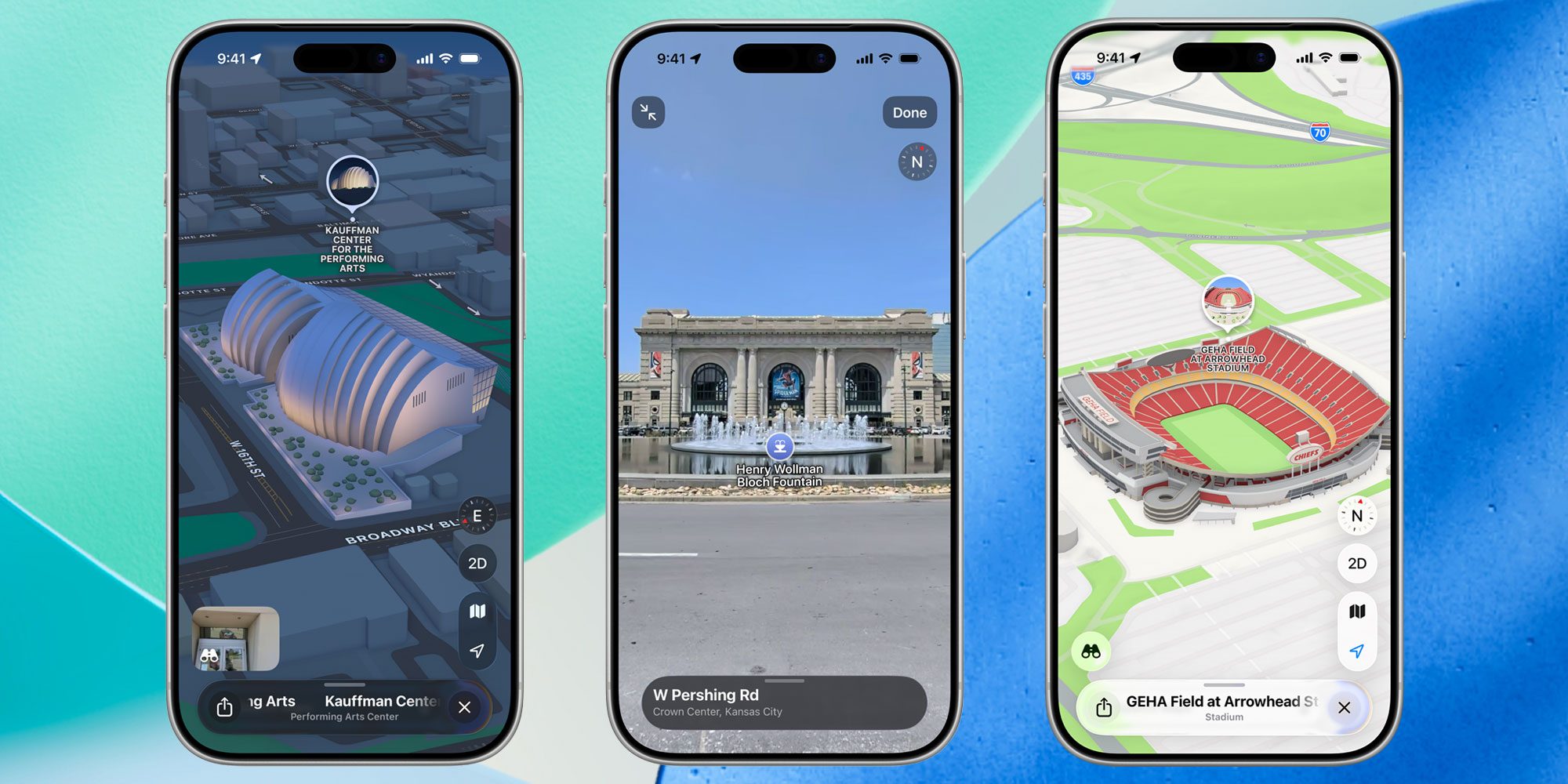 Apple Maps запускает функции Look Around и Detailed City Experience в Канзас-Сити