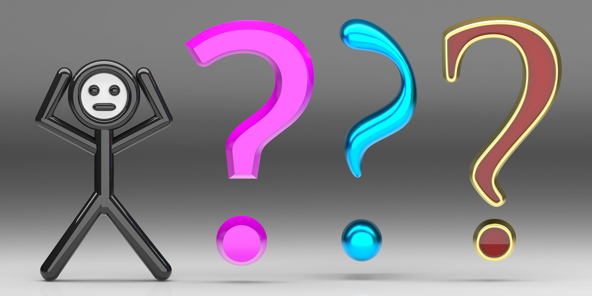 Apple Intelligence will be tested with 2,000 questions it must not answer in China | Cartoon style figure looking frustrated next to three question marks