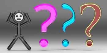 Apple Intelligence will be tested with 2,000 questions it must not answer in China | Cartoon style figure looking frustrated next to three question marks