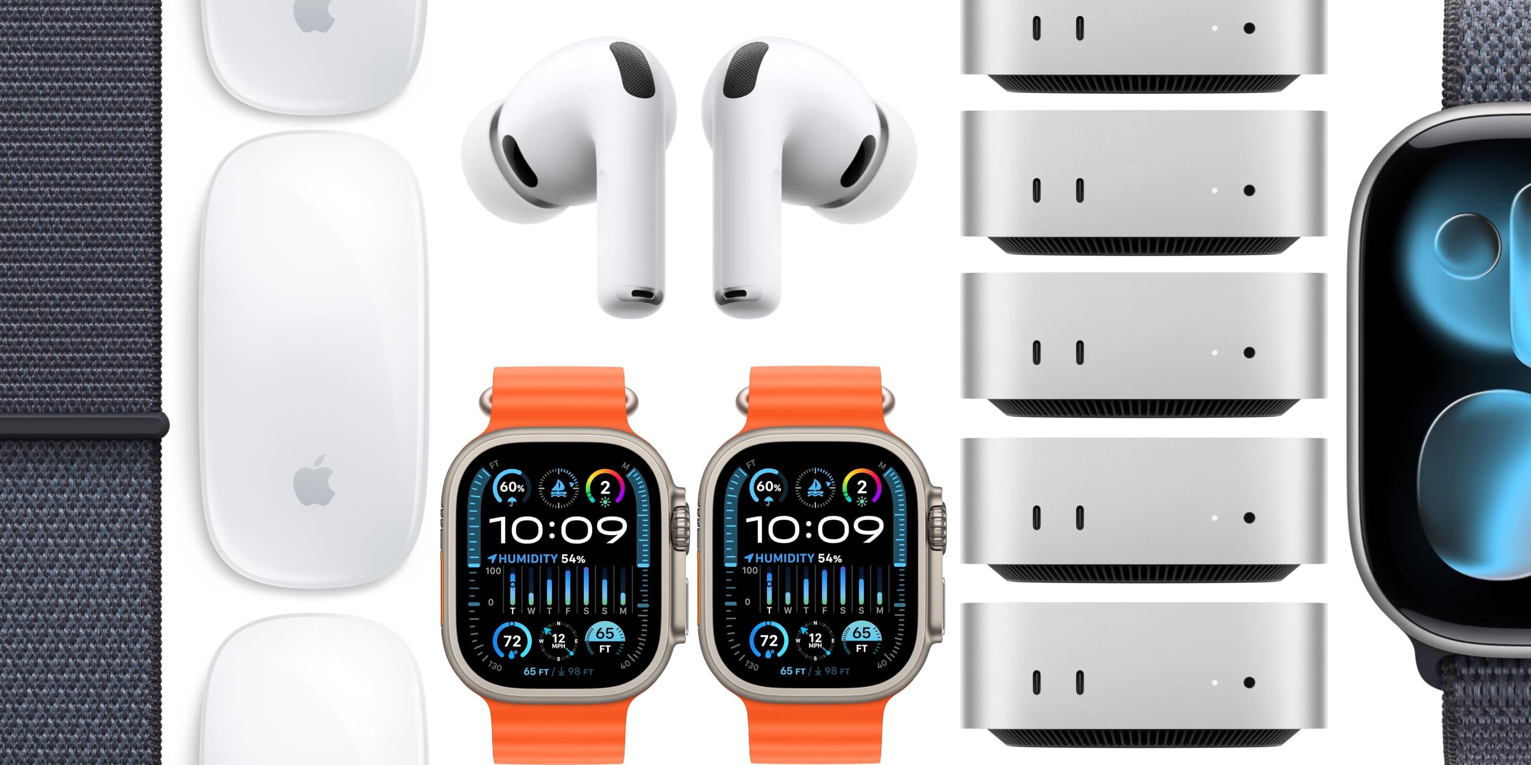 Скидки: Mac mini на 512 ГБ со скидкой 130 долларов, Apple Sport Loop за 34 доллара, Magic Mouse, AirPods снова в наличии, и другое
