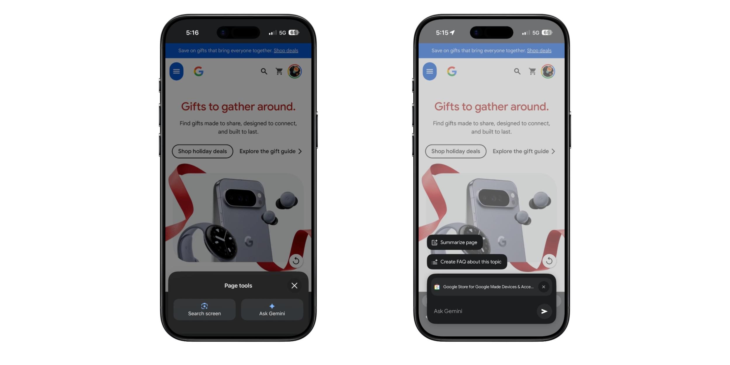 Chrome для iPhone получает встроенную интеграцию Gemini