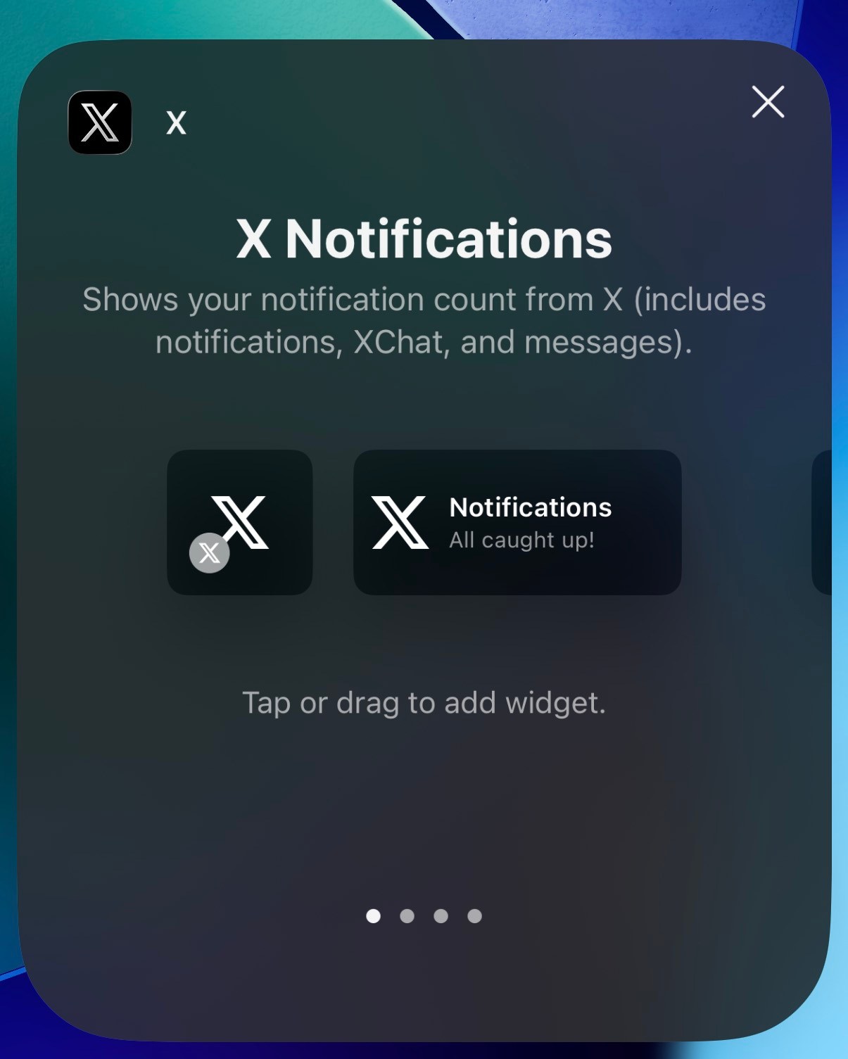 X for iOS finally offers widgets, five years after first teasing them ...