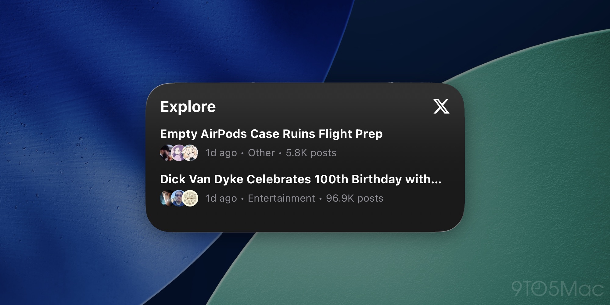X for iOS finally offers widgets, five years after first teasing them