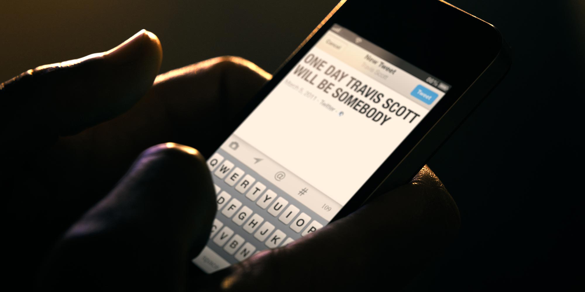 photo of New Powerbeats Fit ad starring Travis Scott features a new unreleased track and an old tweet image