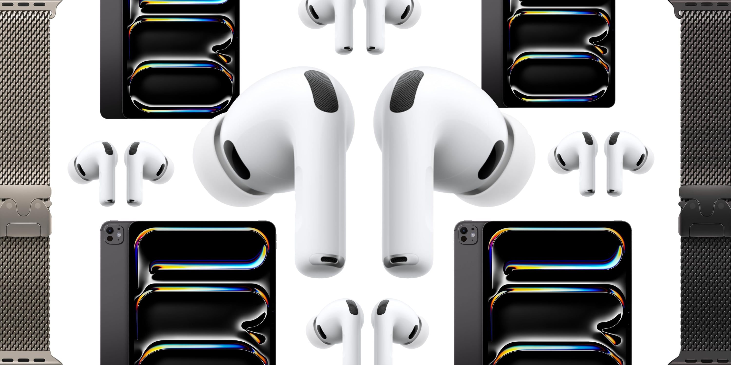 Скидки: AirPods Pro 3 вернулись к праздничным минимумам, iPad Pro M5 со скидкой 150 долларов, Milanese Loop черного/натурального цвета и многое другое