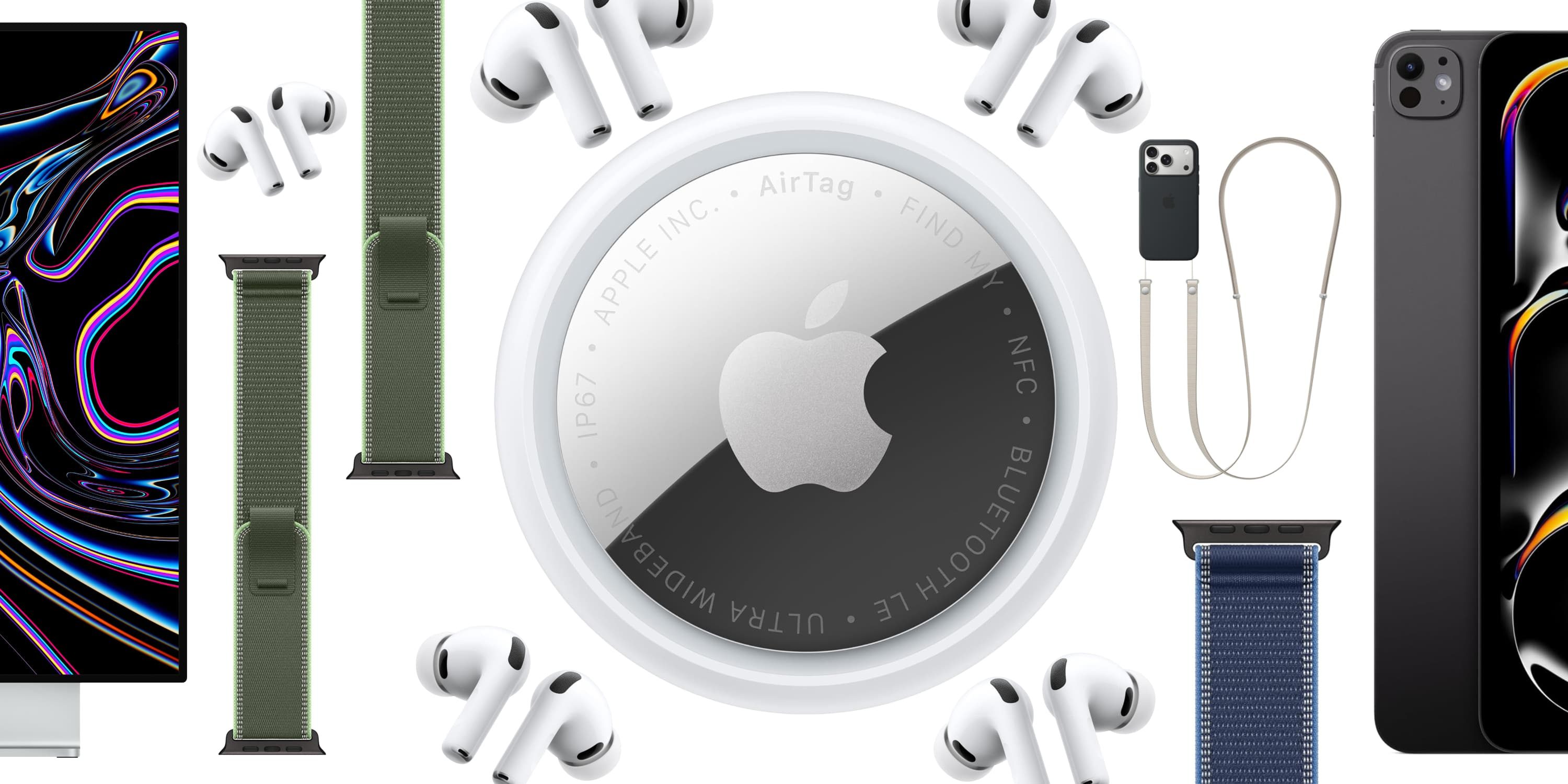 Скидки: AirTag 2 — купи 4, получи 1 за $1, самый доступный iPad Pro M5 со скидкой до $213, Trail Loop, ремешок Crossbody со скидкой 55% и другие предложения