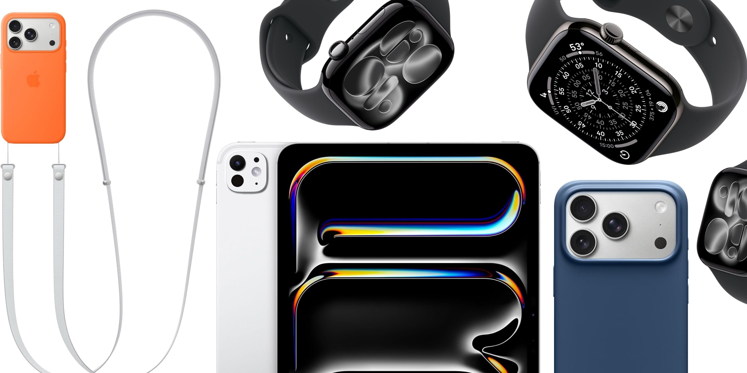 Скидки: iPad Pro M4 за $699, Apple Watch Series 11 от $299, Sport Band, Crossbody Strap и др.