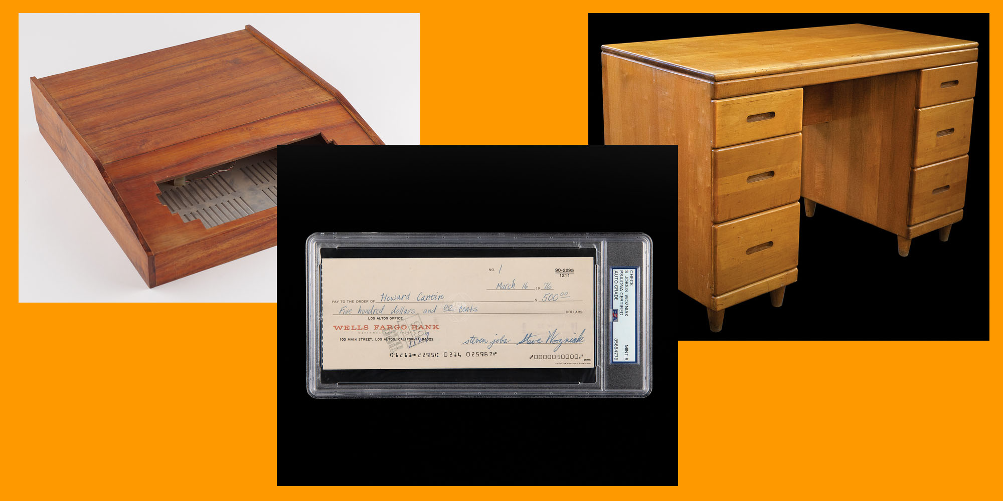 photo of Steve Jobs memorabilia auction includes his desk, bow ties, and much more image