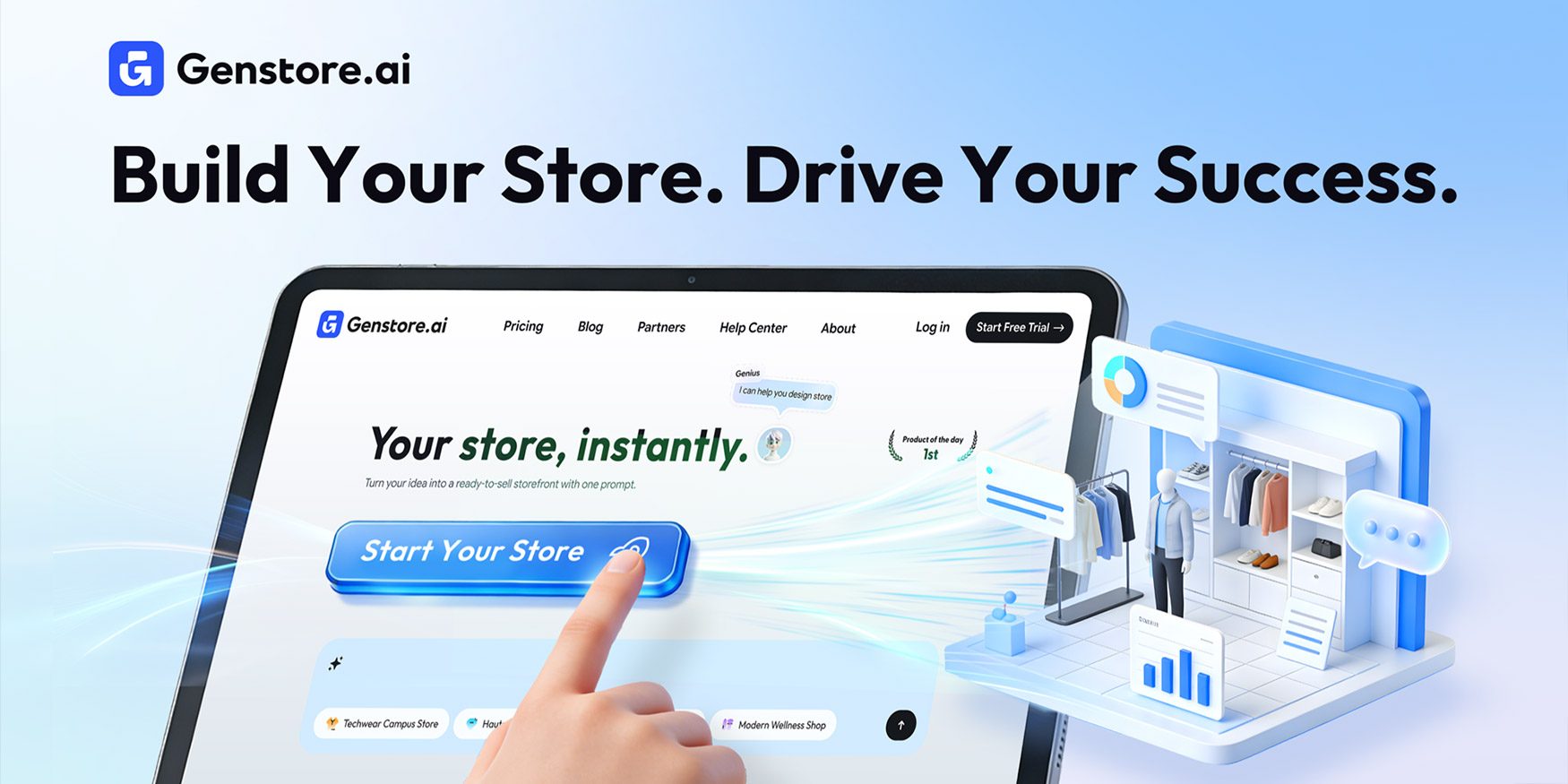 Глубокое погружение в Genstore.ai: мощный инструмент для предпринимателей в сфере электронной коммерции