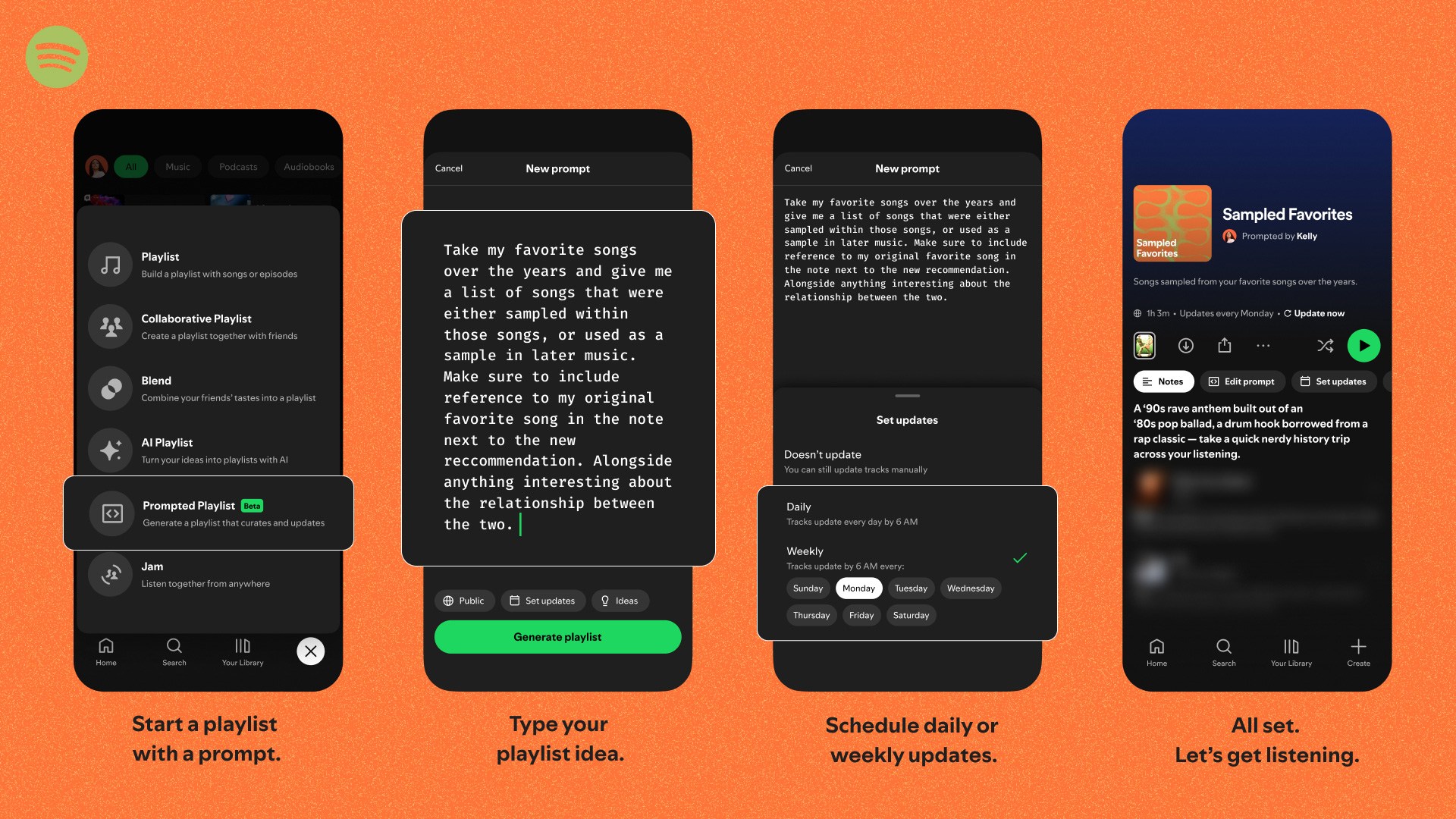 Spotify expands Prompted Playlist beta to the U.S. and Canada - 9to5Mac