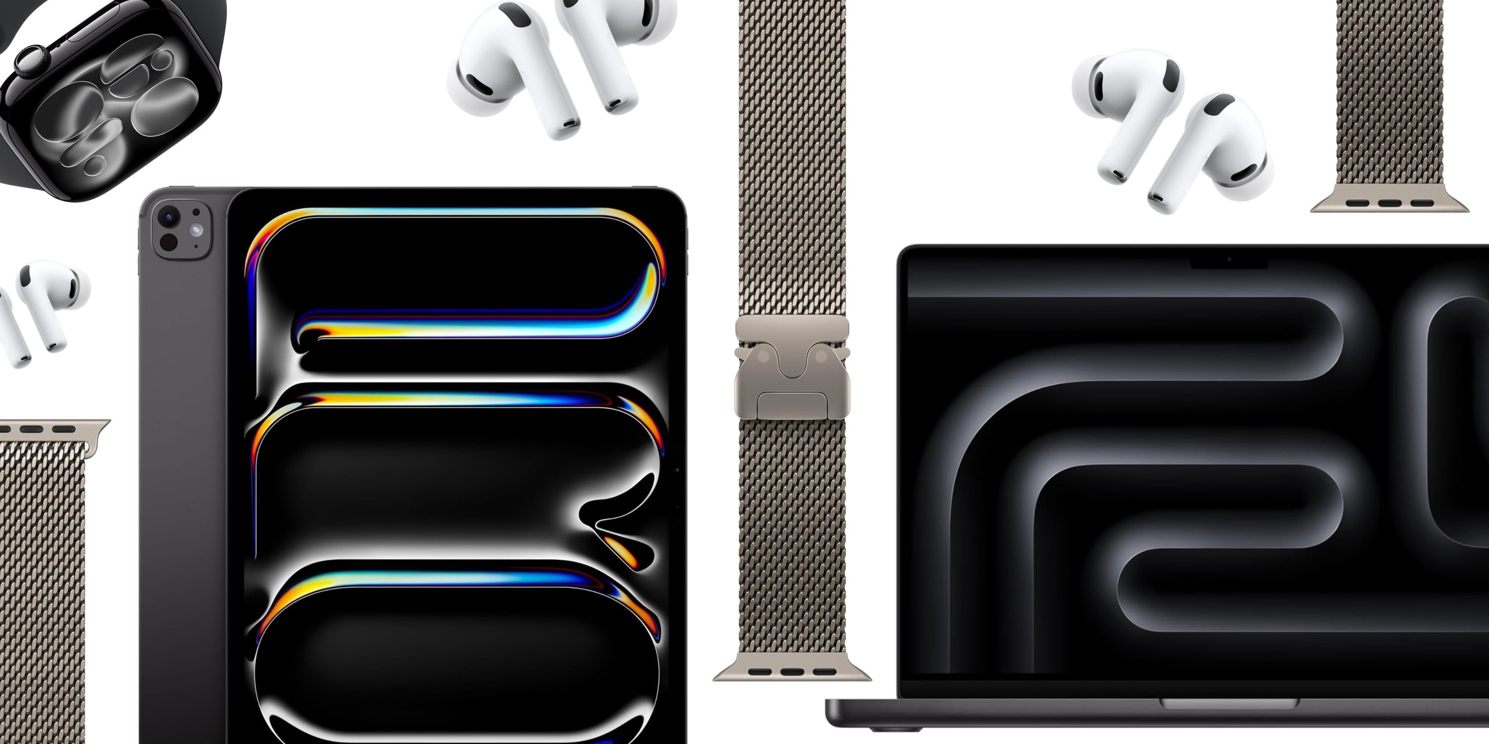 Сделки: AirPods Pro 3, MacBook Pro M5 со скидкой 300 долларов, iPad Pro M5 до 340 долларов, Milanese Loop и многое другое