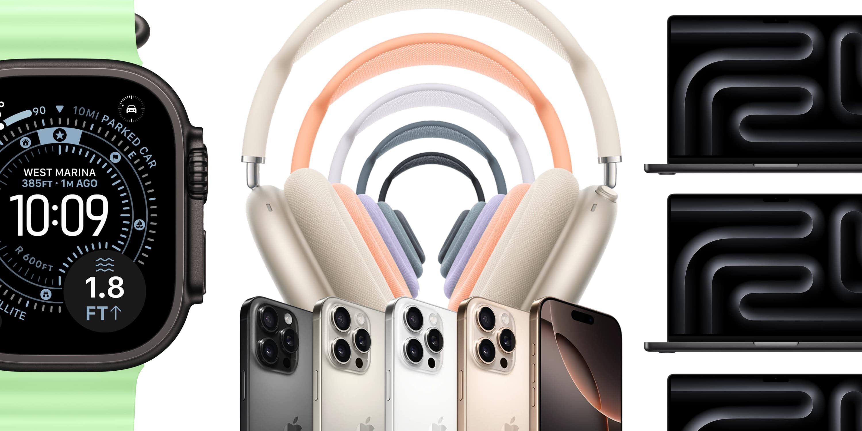 Скидки: iPhone 16 Pro Max на 1 ТБ со скидкой 650 долларов от первоначальной цены, MacBook Pro 16 дюймов со скидкой до 440 долларов, клавиатура для iPad, ремешок Ocean Band и многое другое