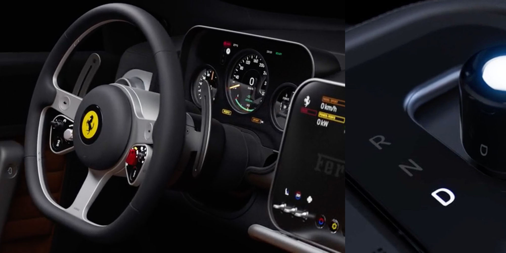 Jony Ive's Ferrari interior (shown) could be a glimpse of the Apple car that never was