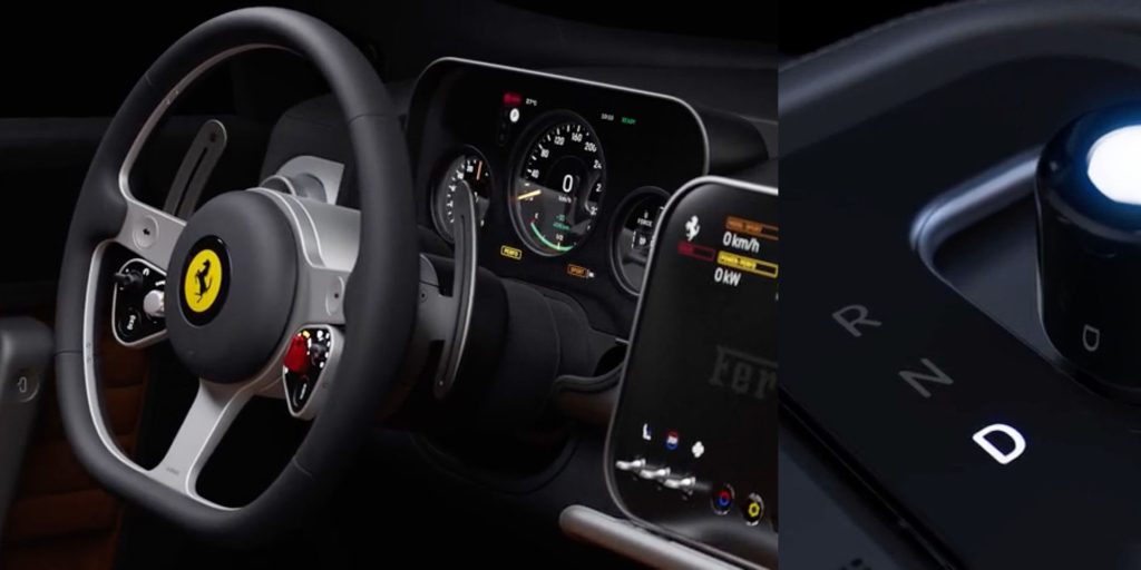 O interior de Jony Ive Ferrari (mostrado) pode ser um vislumbre do Apple Car que nunca existiu