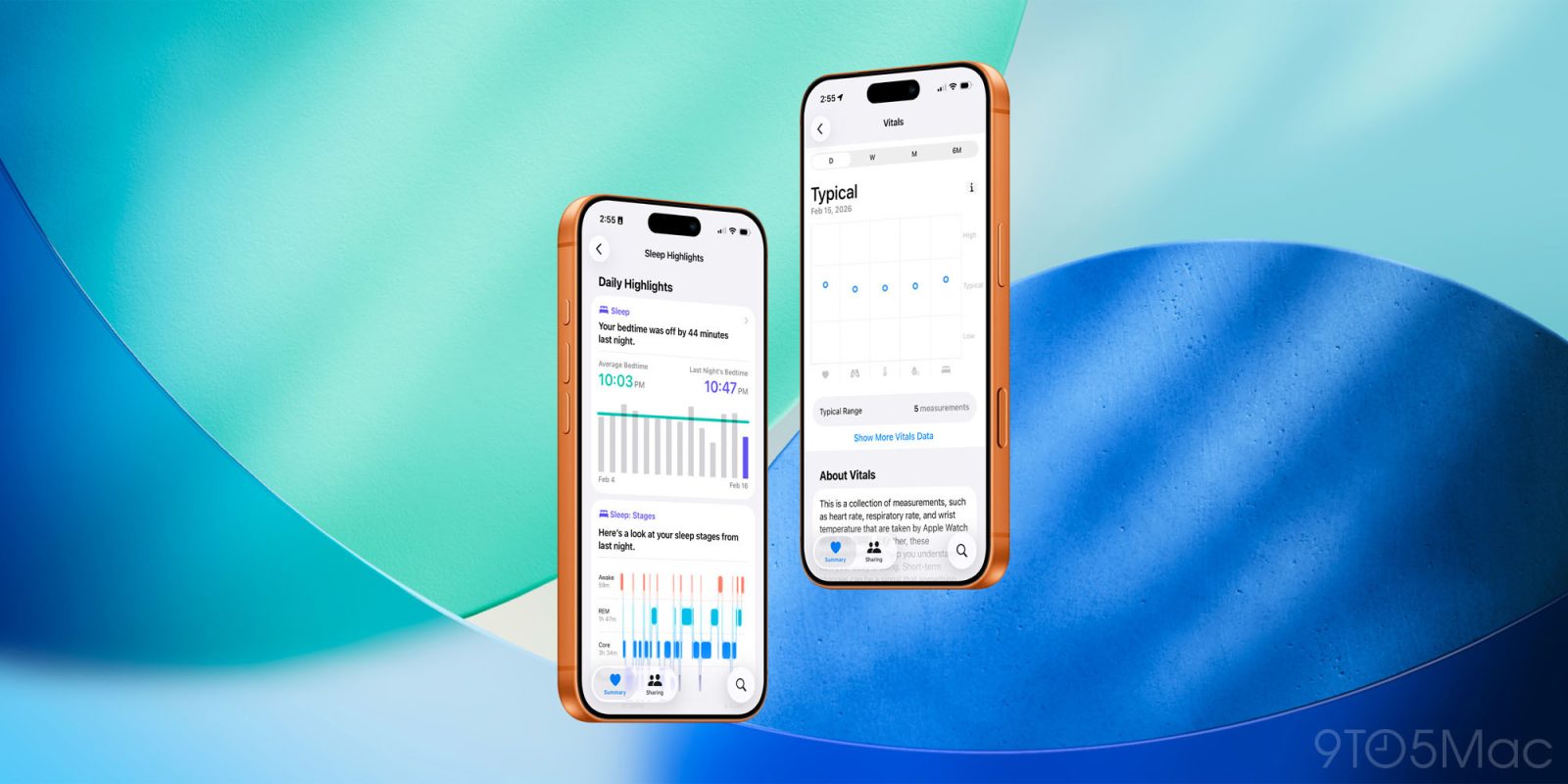iOS 26.4 adds more Sleep and Vitals data to Apple Health