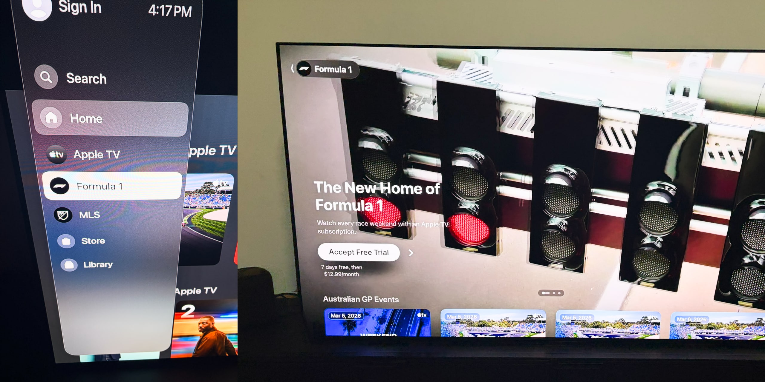 photo of The new F1 channel has appeared the in Apple TV app ahead of first race image