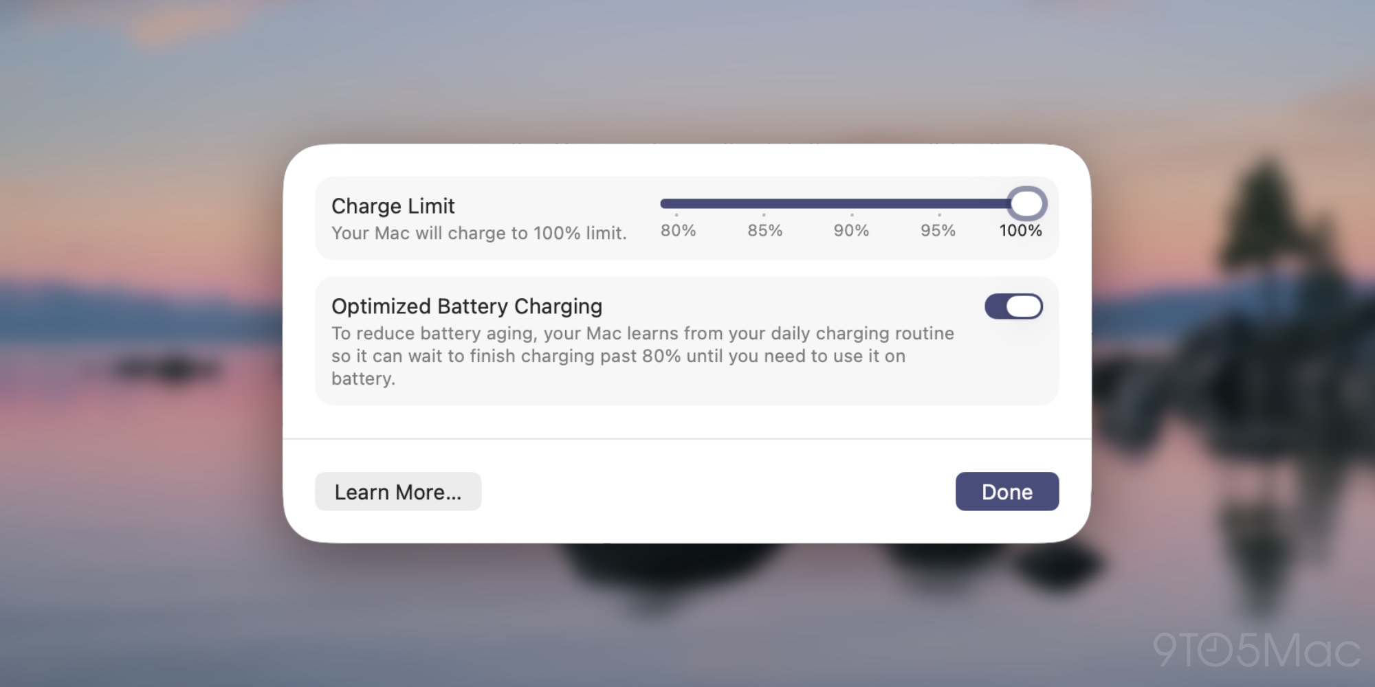 macOS 26.4 brings battery Charge Limit to the Mac and Shortcuts