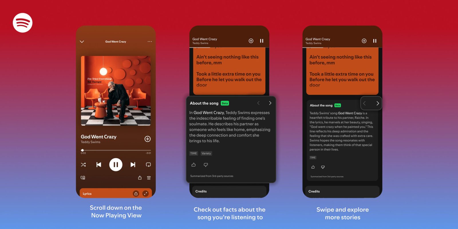 سبوتيفاي تطلق ميزة جديدة تكشف قصص الأغاني (تفاصيل)