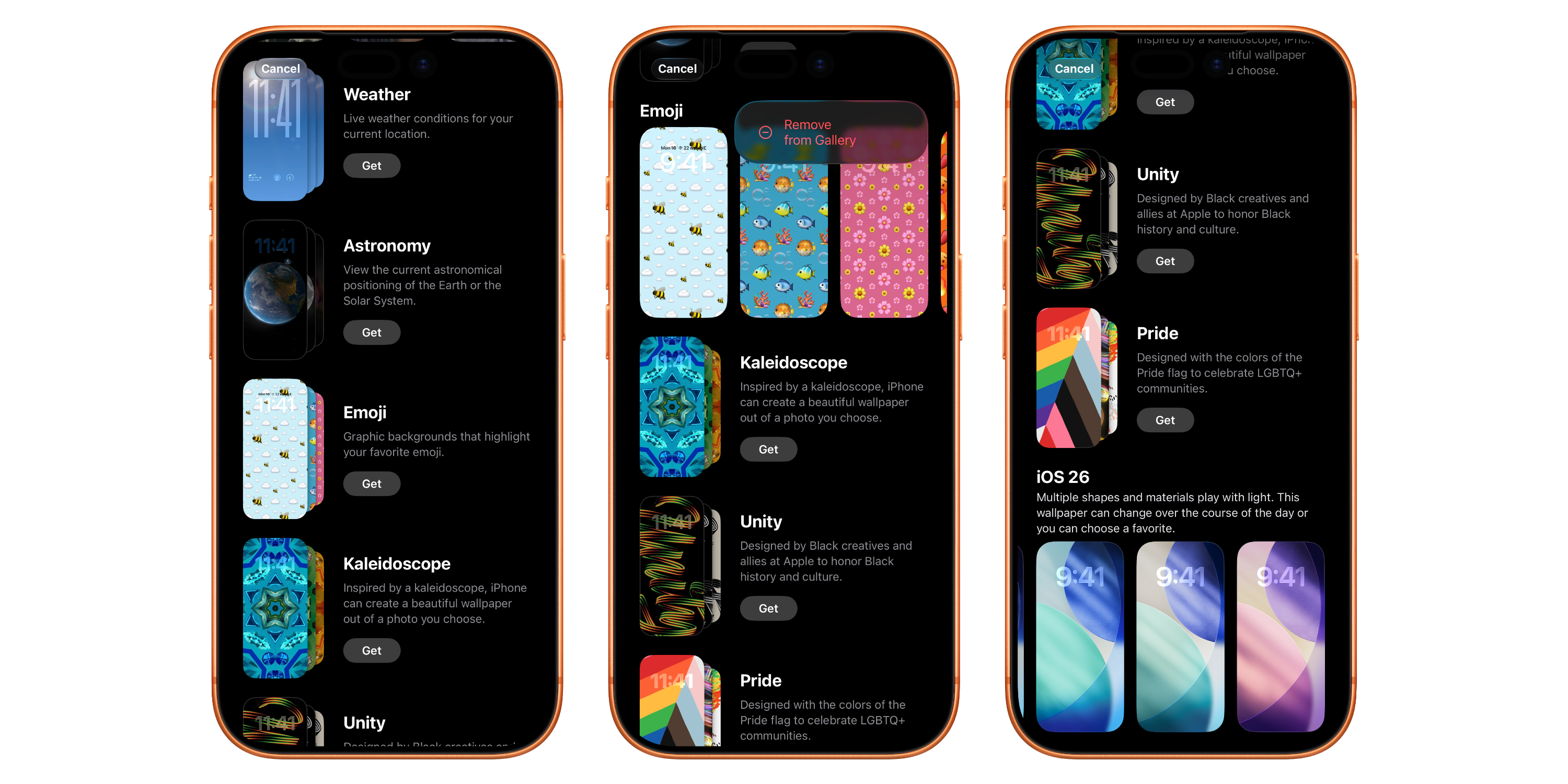 iOS 26.4 redesigns Wallpaper Gallery