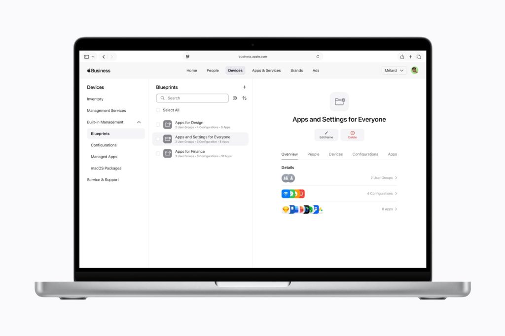 Apple Business Blueprints