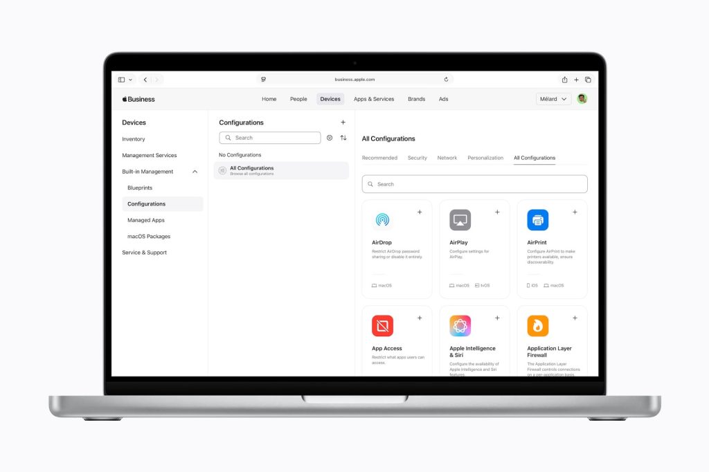 Apple Business Configurations