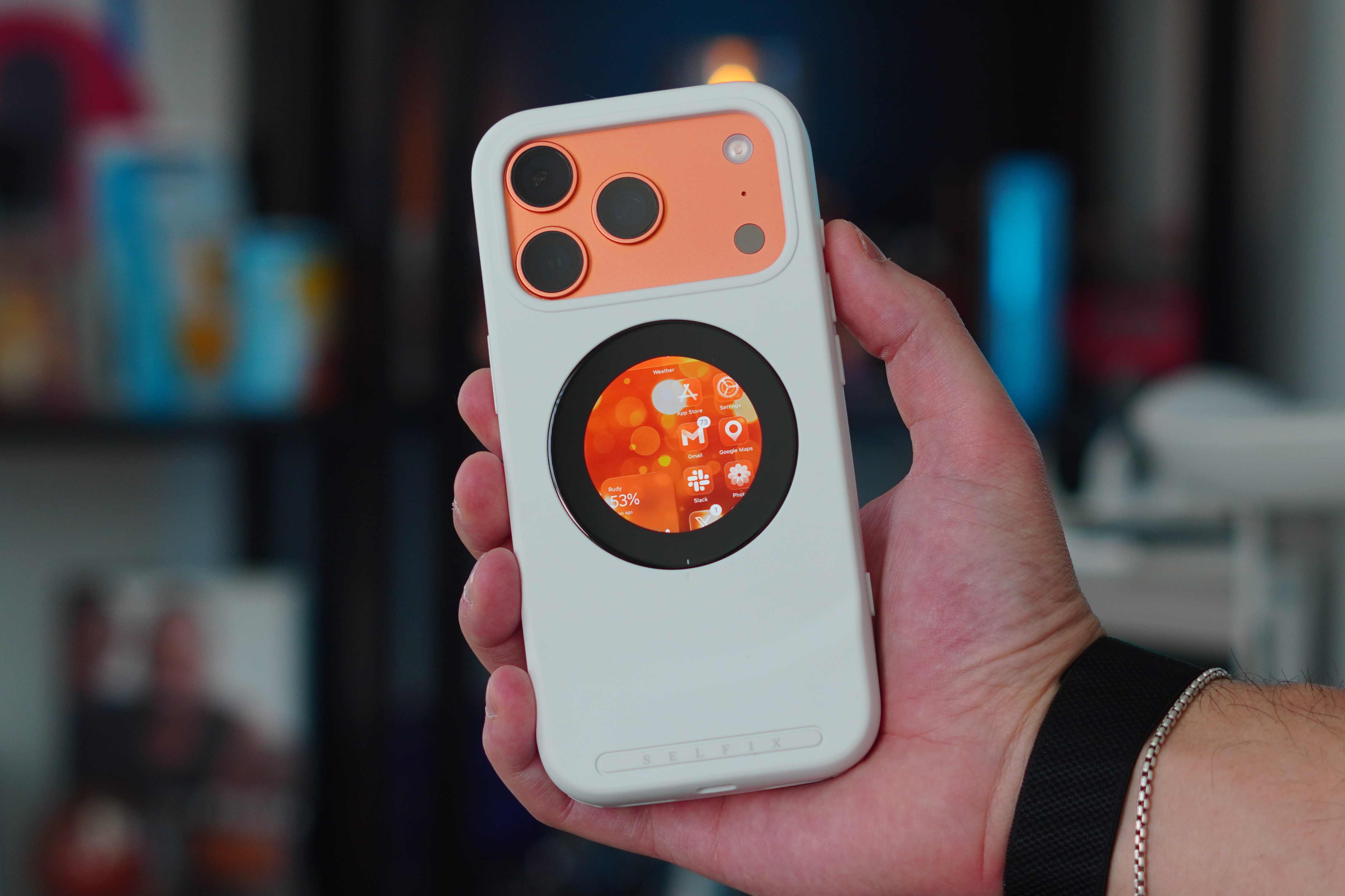 Smartphone Case Rear Projection This iPhone Case Adds a Rear touchscreen & Extra storage - 9to5Mac