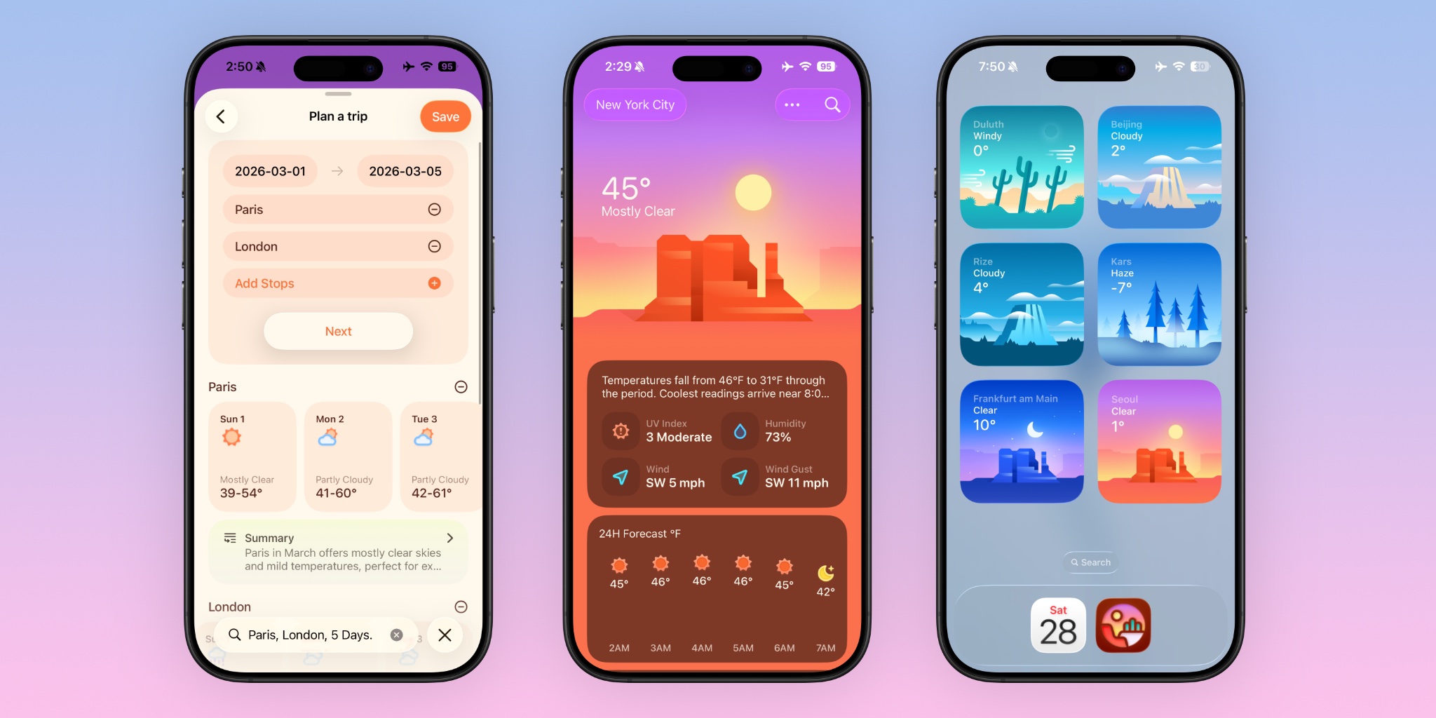 9to5mac.com - Michael Burkhardt - Indie App Spotlight: 'Weather mini' packs trip forecasts and more in a beautiful design