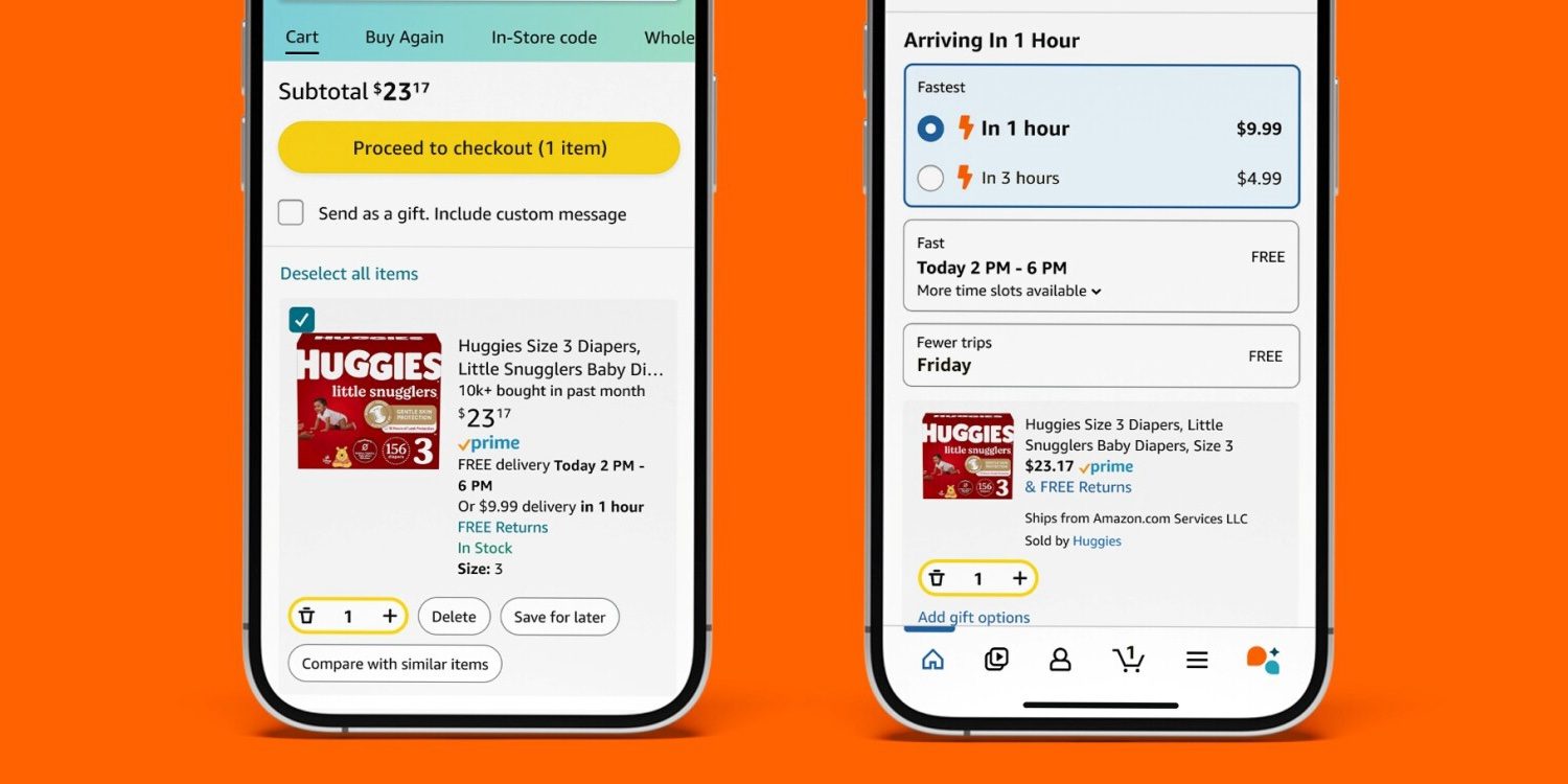 Amazon adds new 1-hour and 3-hour options for faster&hellip;