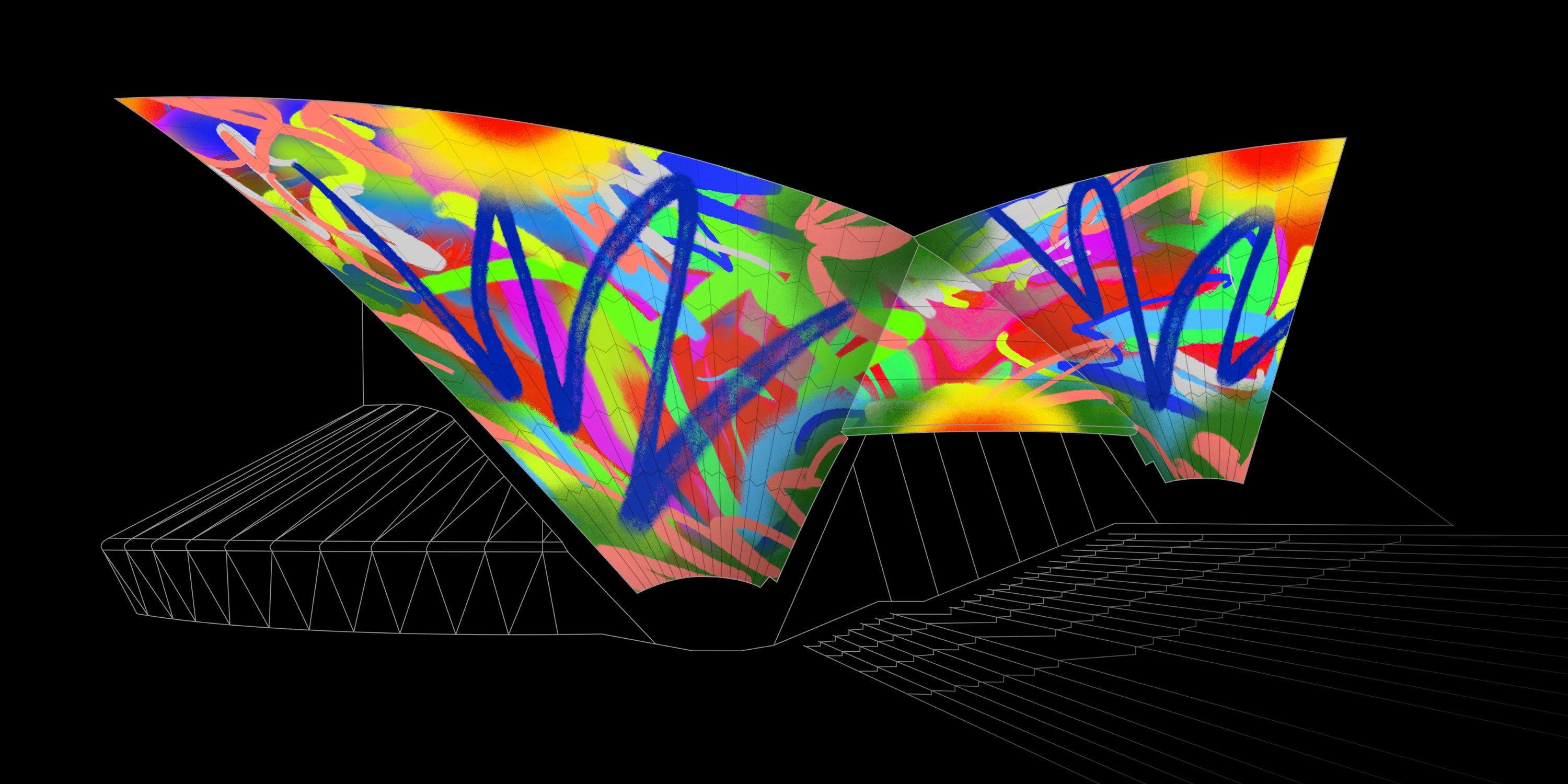 photo of iPad art from 10 emerging Australian creators will light up the Sydney Opera House sails image