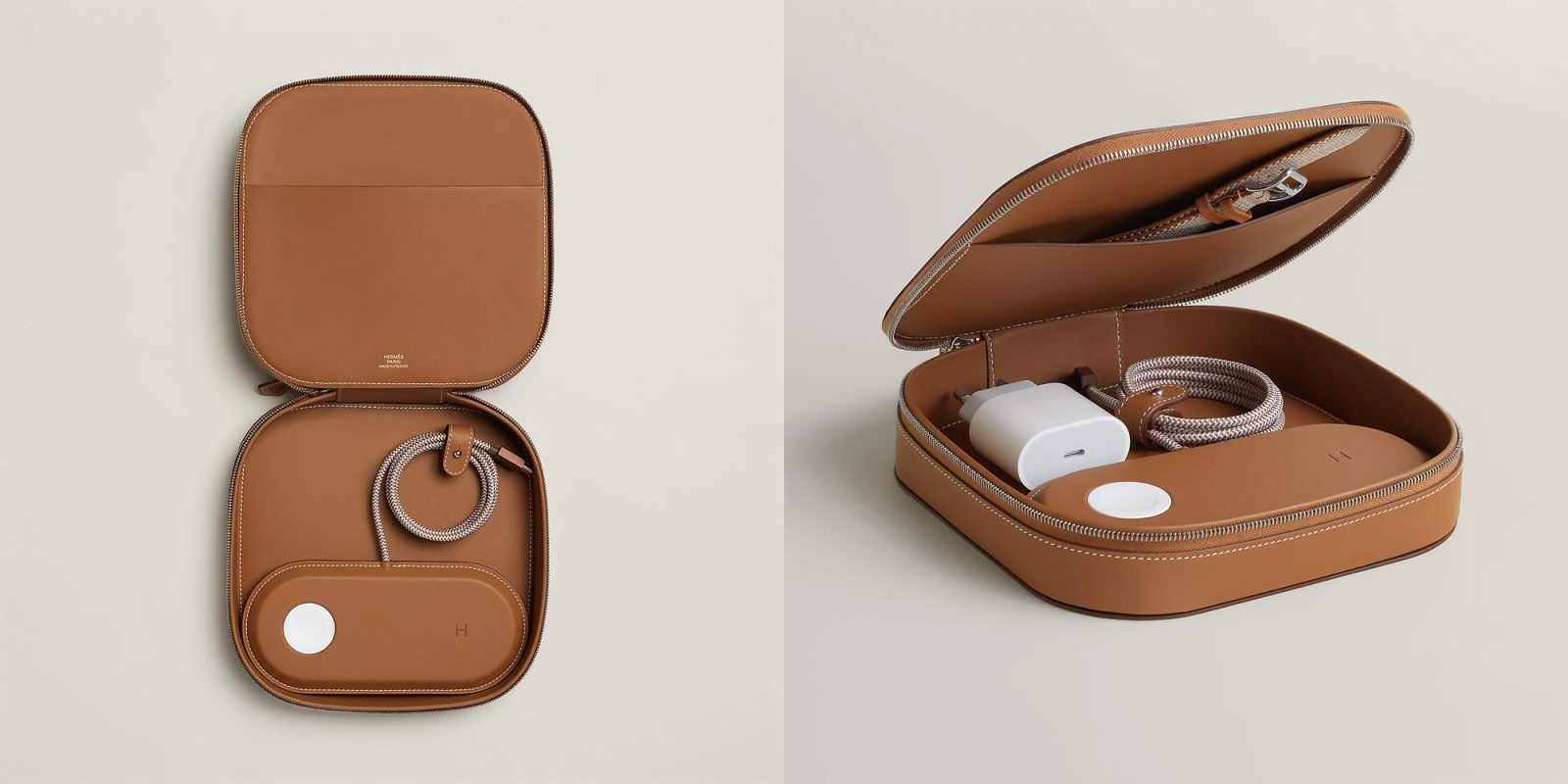 Hermès made a $5K leather MagSafe Duo charging case for iPhone and Apple Watch