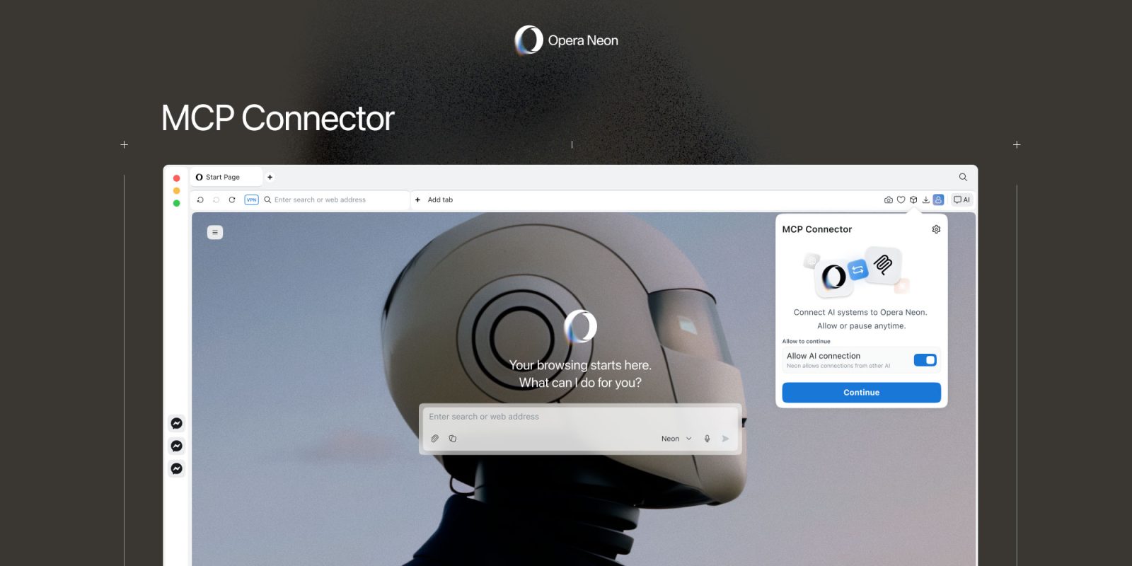 Opera Neon doubles down on agentic browsing with MCP support