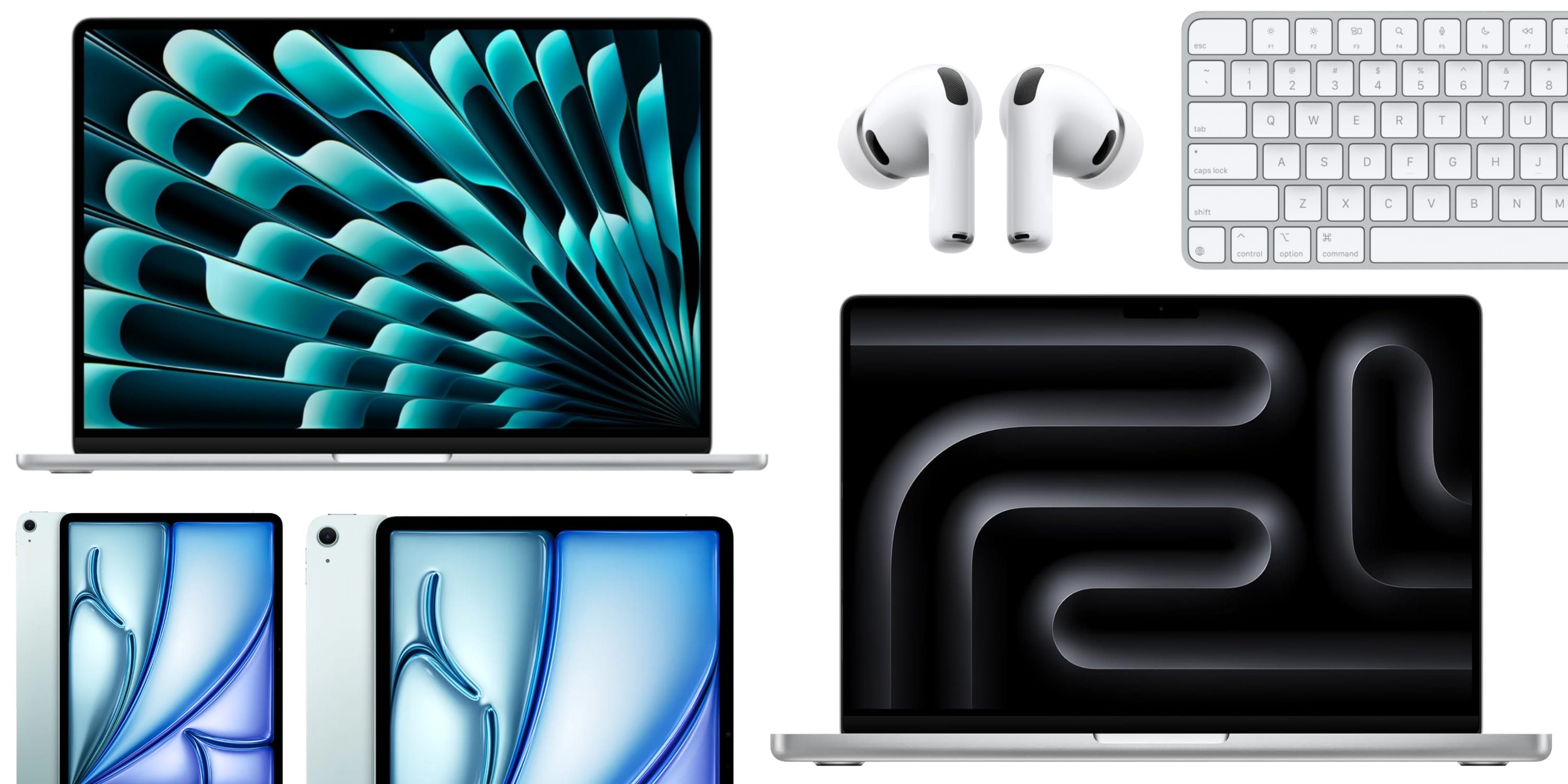 Скидки: MacBook Air M5 13 дюймов по новой минимальной цене, MacBook Pro M5 1 ТБ, iPad Air M4 со скидкой 100 долларов, Magic Keyboard и другие