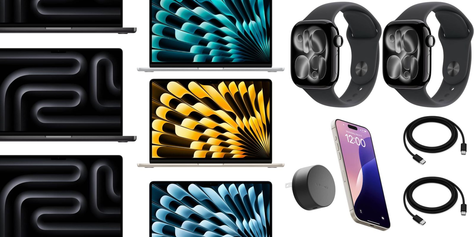 Deals: 1TB M5 MacBook Air, 2TB M5 Pro MacBook Pro new low, Apple black USB cables, chargers, more