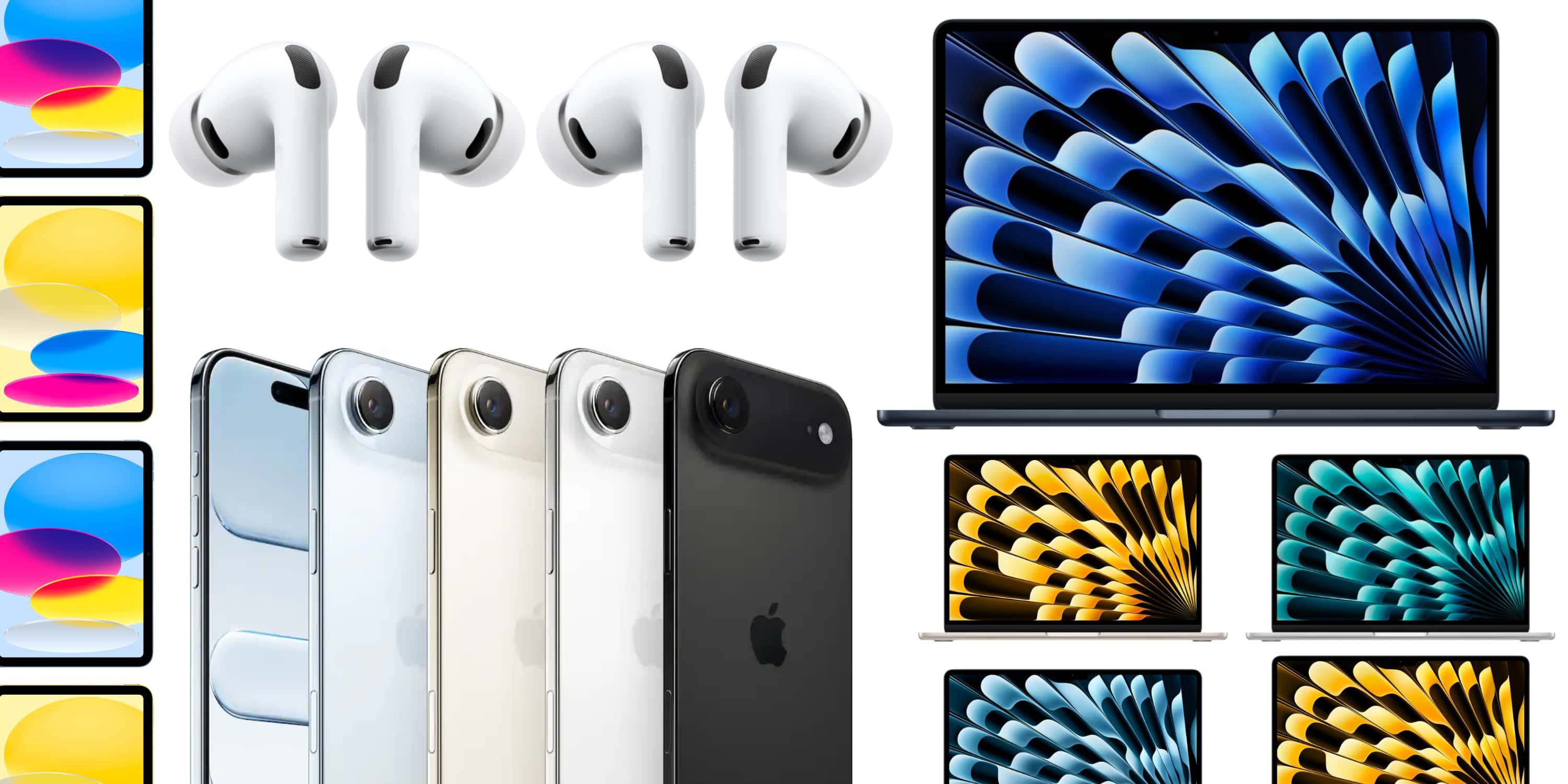 Акции: новый разблокированный iPhone Air со скидкой 150 долларов, MacBook Air со скидкой до 300 долларов от первоначальной цены, MacBook Pro M5 24 ГБ, iPad за 299 долларов и многое другое