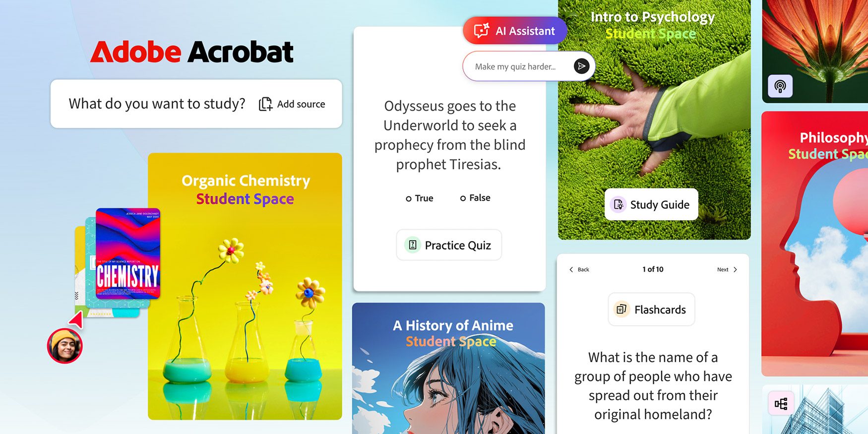 Adobe takes on NotebookLM with Acrobat Student Spaces
