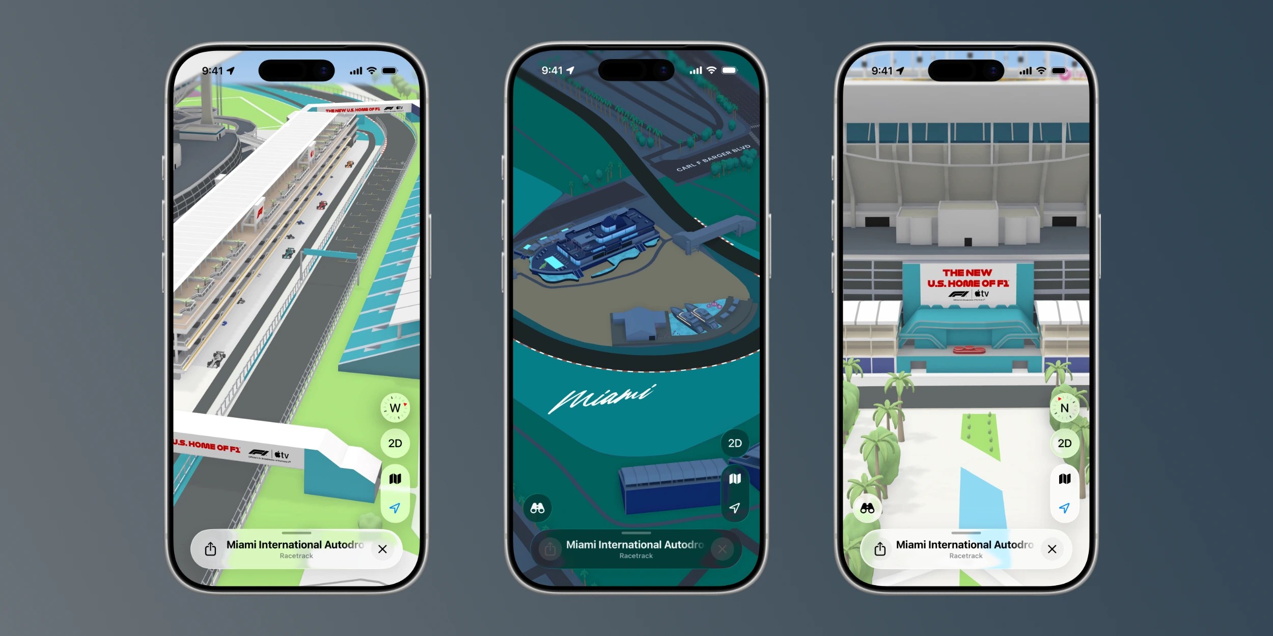 photo of Apple Maps adds in-depth F1 experience for Miami Grand Prix image