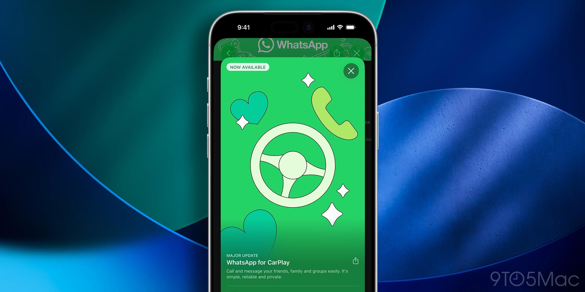 photo of WhatsApp’s improved CarPlay experience is now available to all iPhone users image